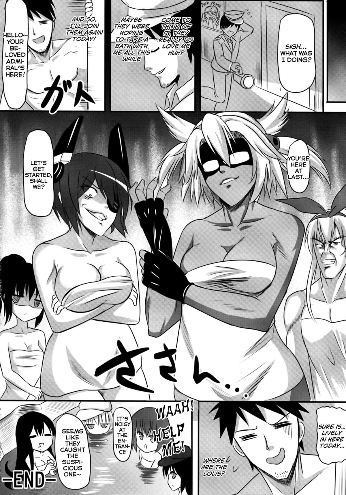 (FF23) [Milkshake Work (Milkshake)] Dai Roku Kuchiku Soudou | Sixth Destroyer Bathhouse (Kantai Collection -KanColle-) [English] [Facedesk] page 19 full