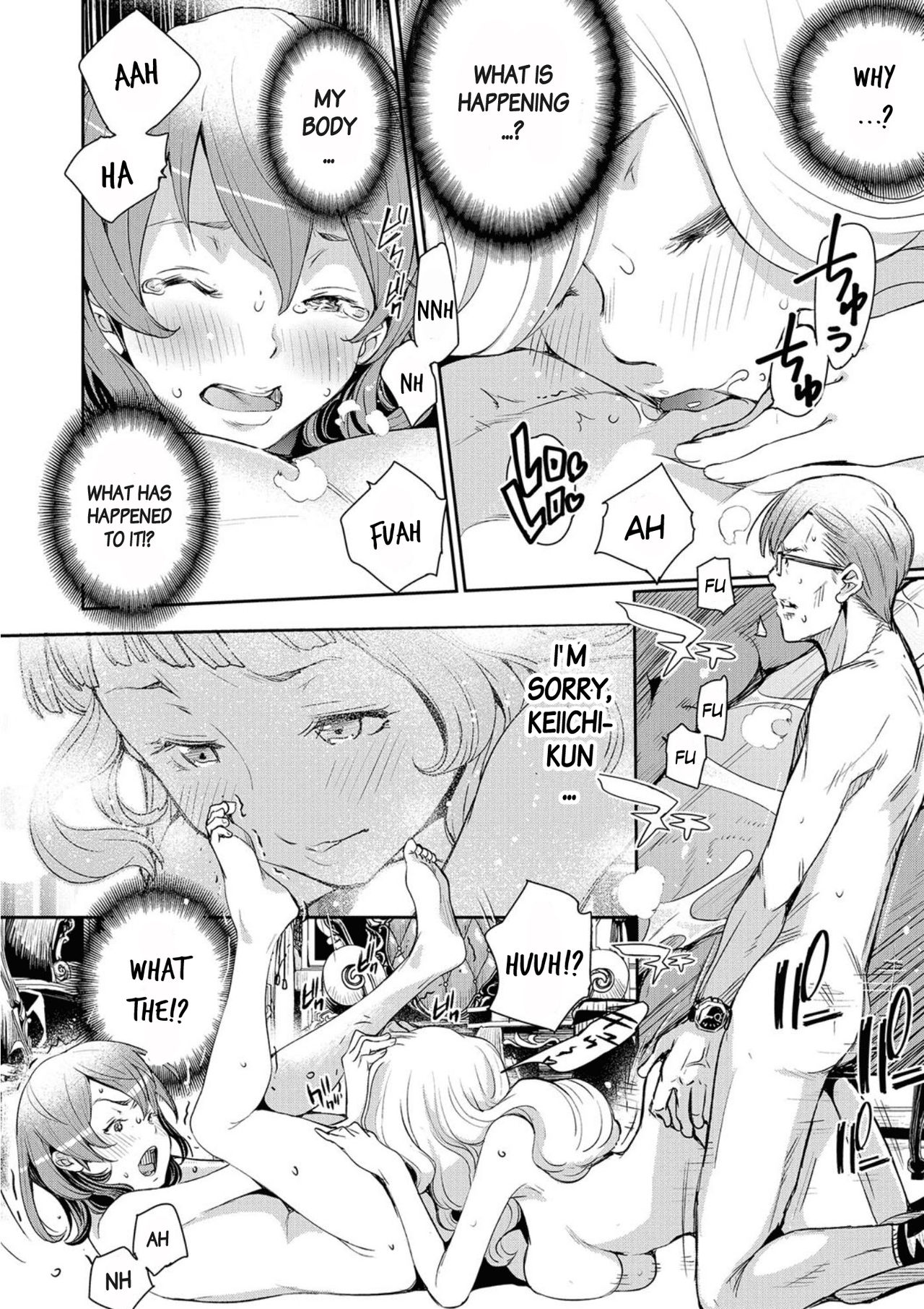 [Kentarou] Body Jack Kare to Kanojo no Himitsu | His and Her Secret (Nyotaika! Monogatari 5) [English] [gender.tf] [Digital] page 16 full