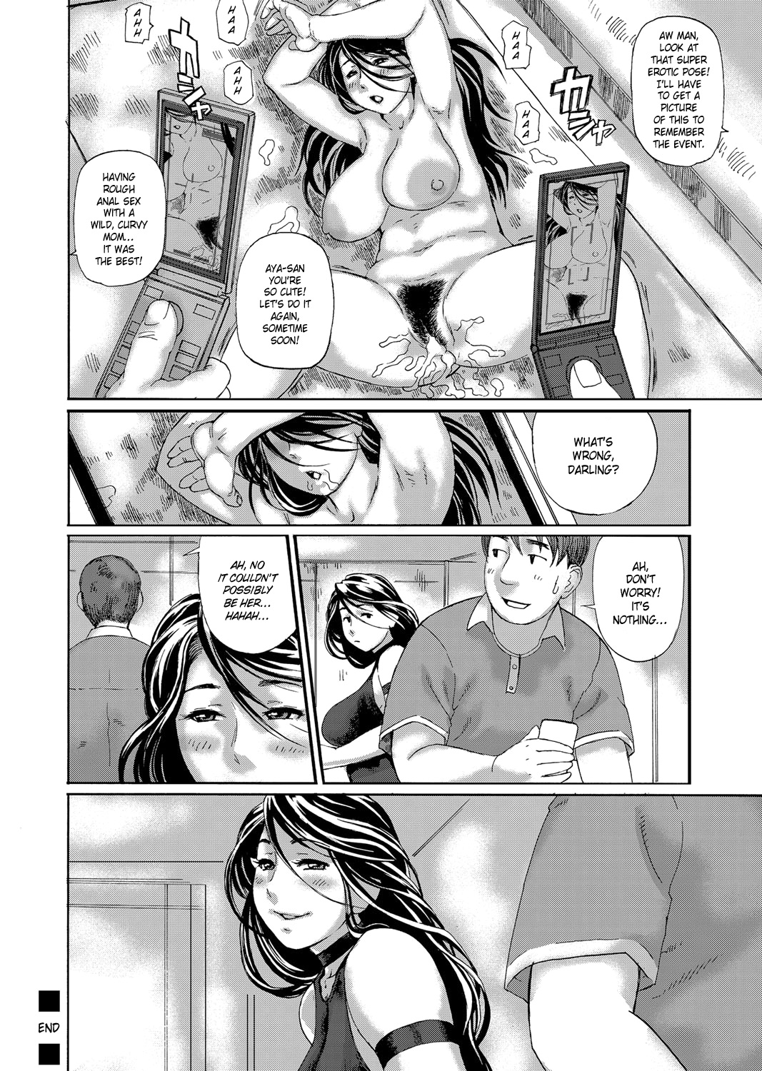 [Hase Tsubura] Hatsutori Oku-sama no Shiri Shojo Taiken [English] [Steven_Even] [Digital] page 21 full