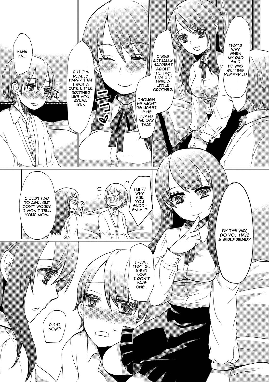 [Sakai Ringo] Atarashii Onee-chan | A New Older Sister (Hajirai Otokonoko) [English] [Zero Translations] [Decensored] [Digital] page 4 full