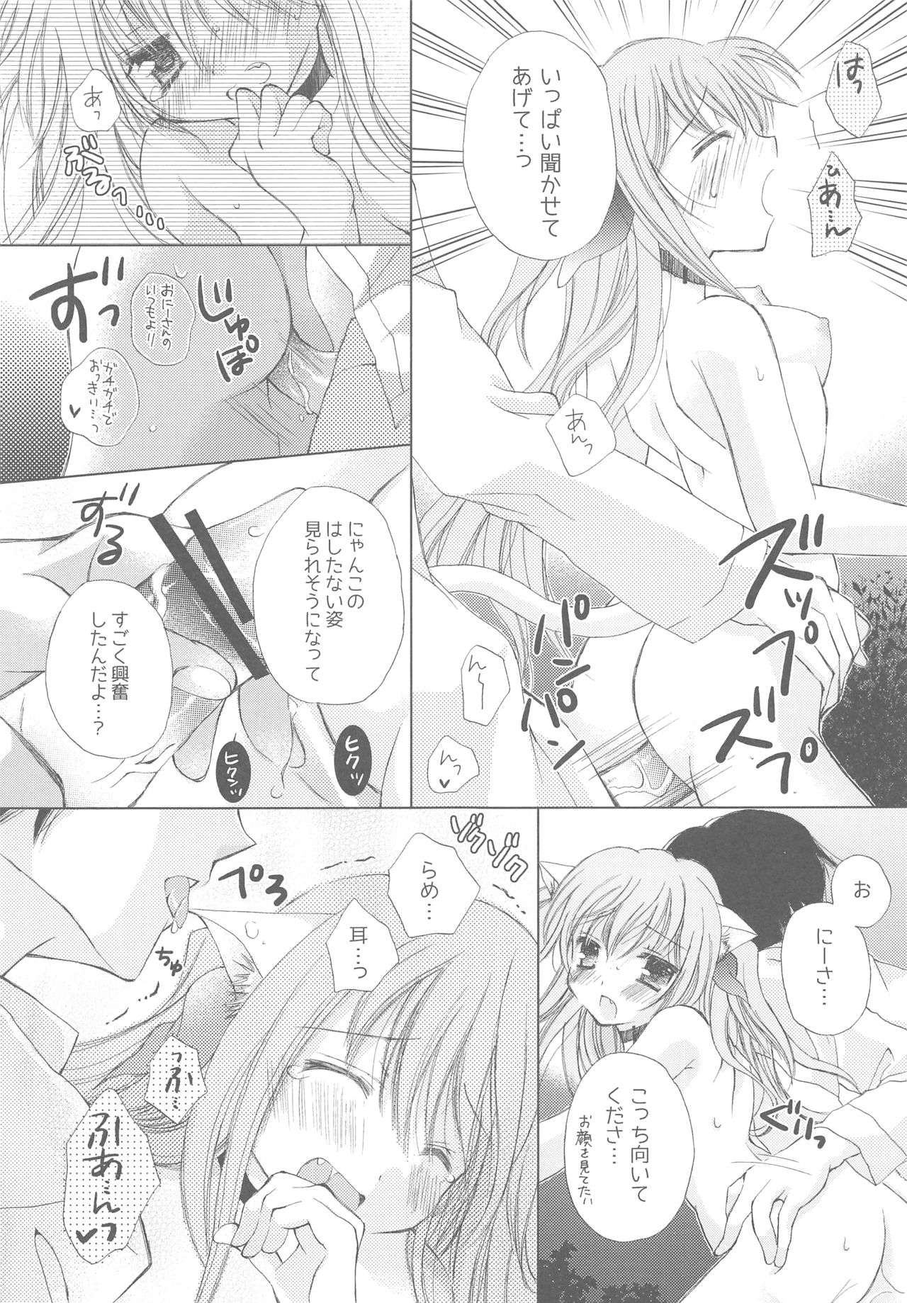 (COMIC1☆13) [TWIN HEART (Kaduki Ryo)] Onii-san to Nyanko Soushuuhen page 24 full