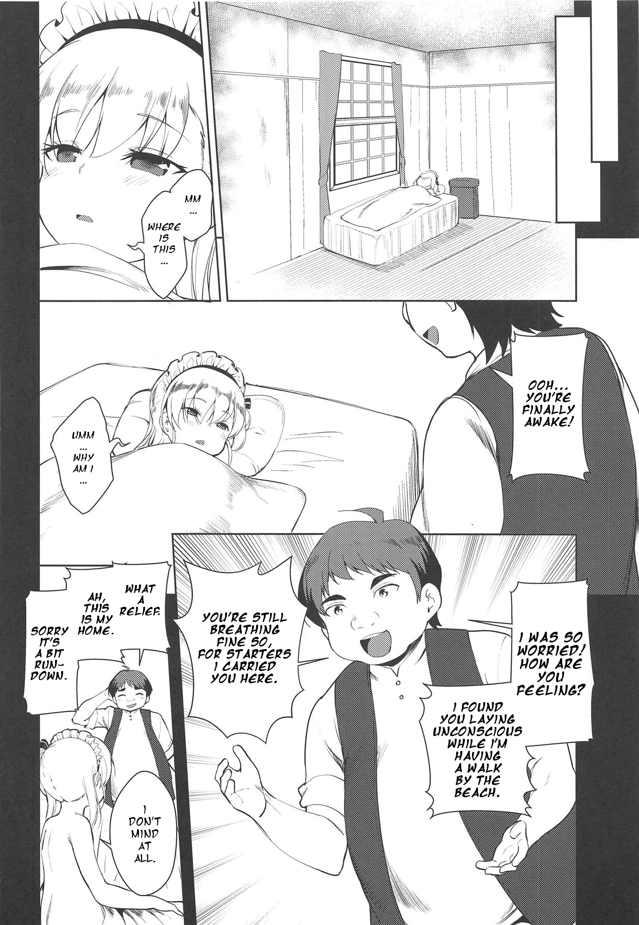 (C94) [P-POINT (Pikazo)] Bel-chan no Ongaeshi | Bel-chan Returning The Favor (Azur Lane) [English] [AEROZEXT] page 5 full