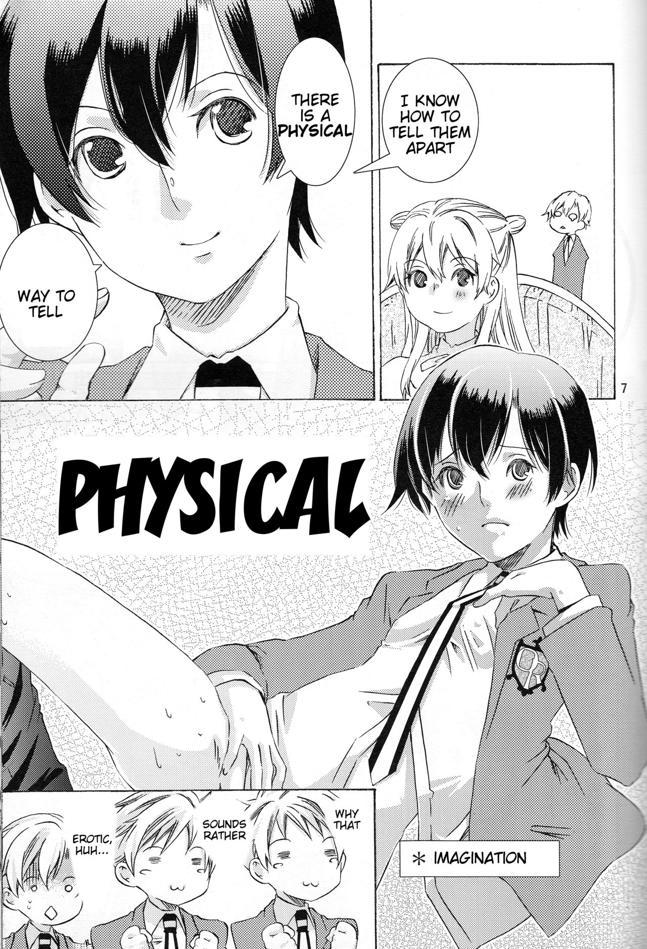 (Keikaku 0x0C) [Ichinichi Sanjou (Jinguu Kozue)] Hito de Mousou Suru no Iikagen ni Yamete Kudasai! (Ouran High School Host Club) [English] [Tigoris Translates] page 7 full