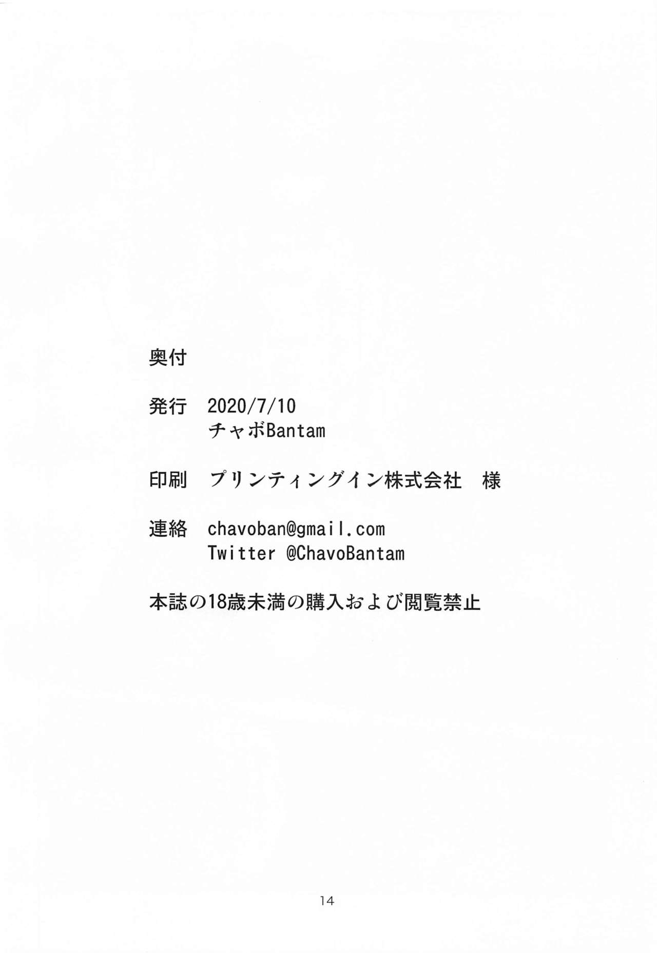[Chavo Bantam (Torao)] Game de Maketa Haraise ni Mechakucha ni Shite Yatta. (Itai no wa Iya nano de Bougyoryoku ni Kyokufuri Shitai to Omoimasu.) page 13 full