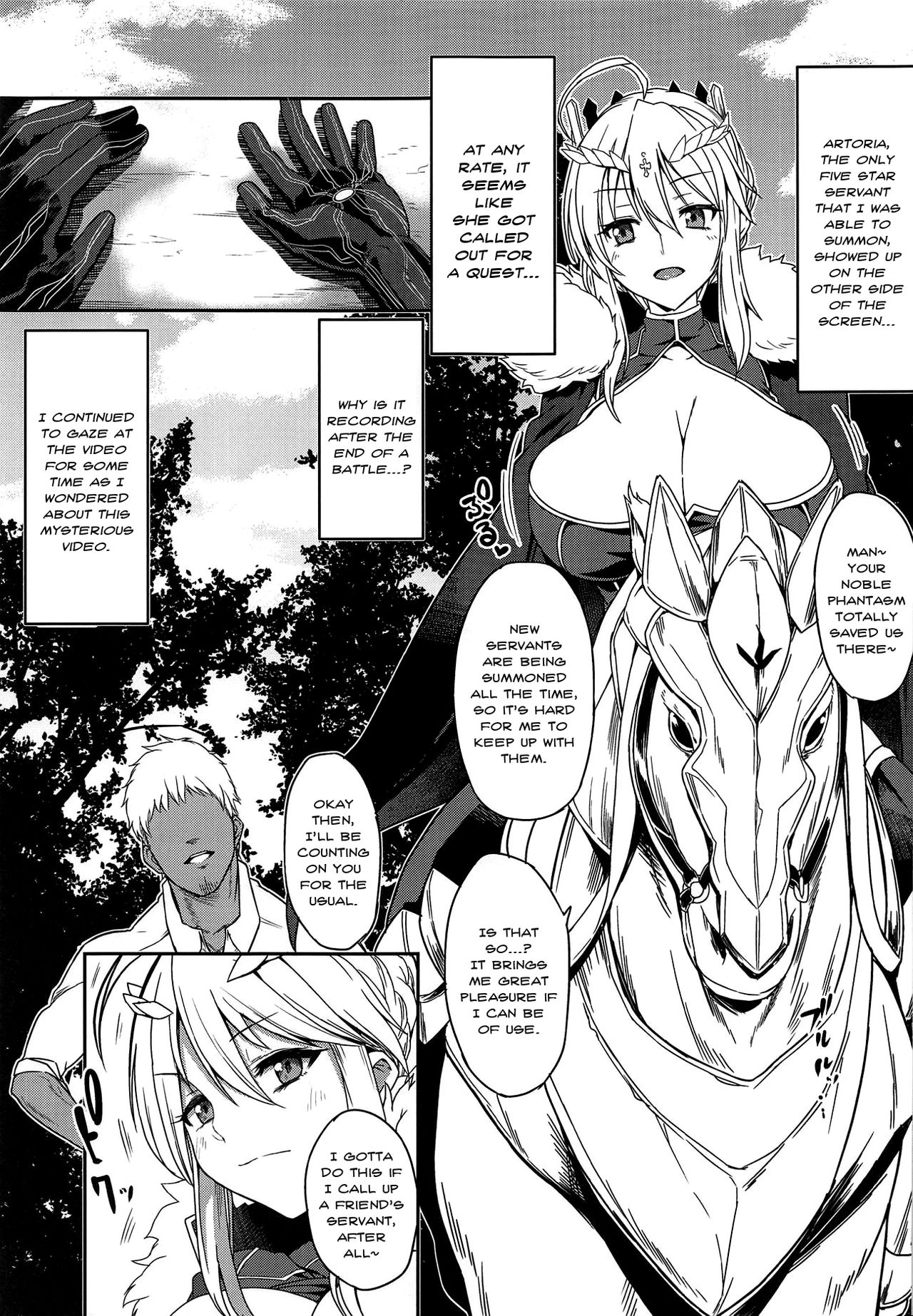 (C95) [Rorinoutage (Shimantogawa)] Ore no Artoria ga | My Artoria Is (Fate/Grand Order) [English] [Nisor] page 4 full