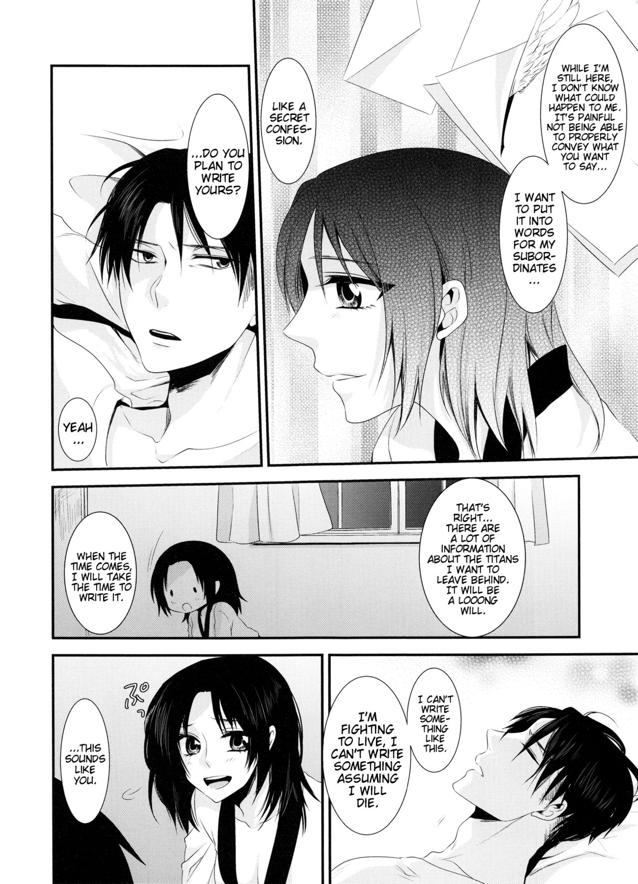 (C86) [Kiseki (Kisaki Noa)] kiss me once again 1-2 (Shingeki no Kyojin) [English] [Ongoing] [EHCove] page 30 full