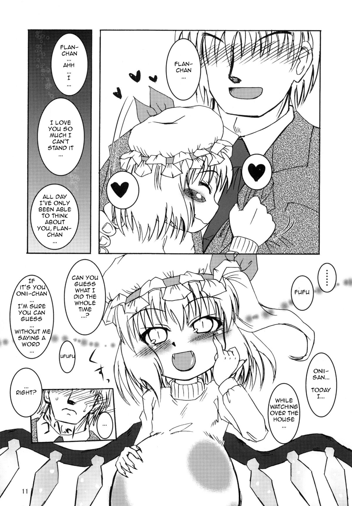 [Akachi (Enno Syouta)] Furan Yon Bun no Ichi Shiawasena Futari | Flan: 1/4th happy couple (Touhou Project) [English] {Forbidden Translations} [Digital] page 10 full