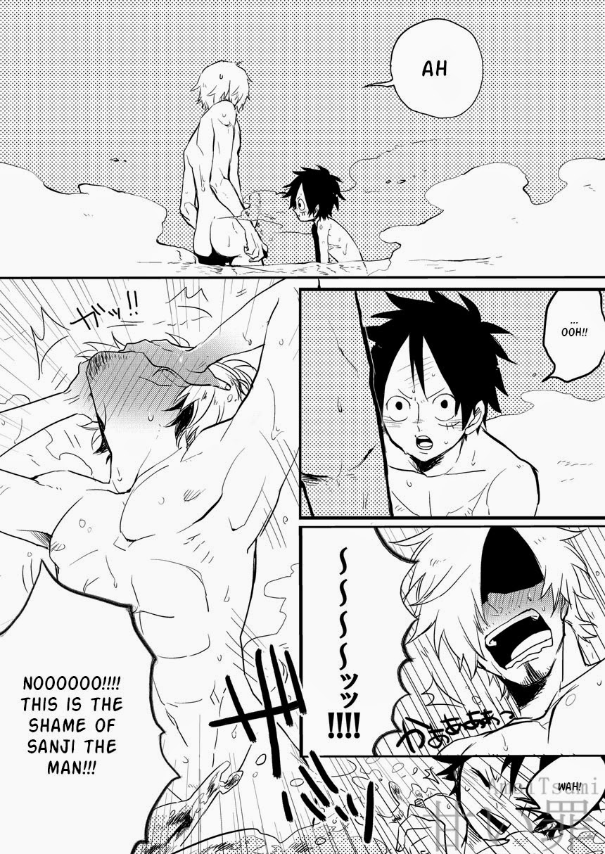 Monster Trio: In The Bath (One Piece) [English] page 4 full