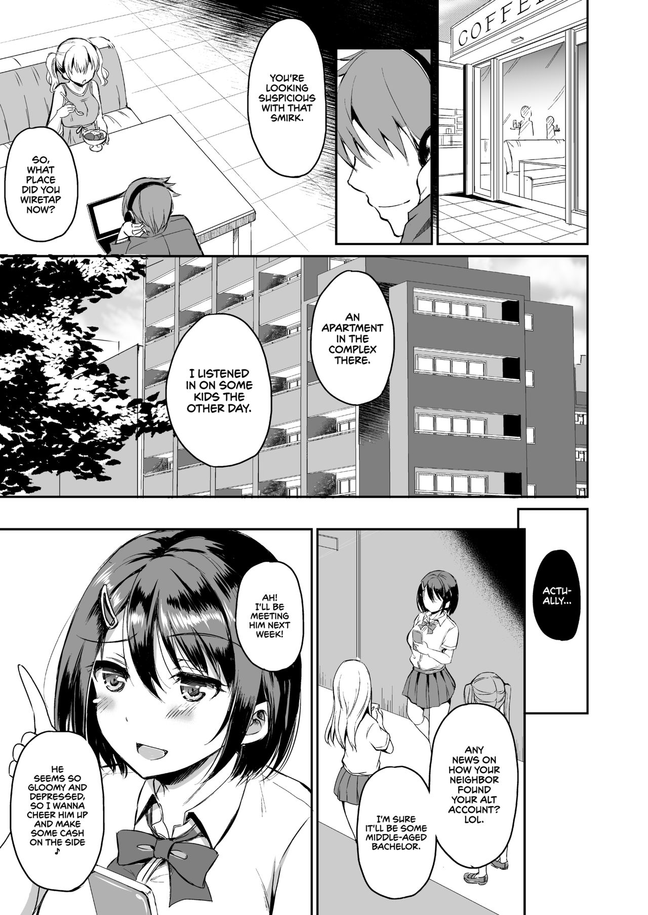 [Consava (Himeno Komomo)] Choushi ni Notta JK ga Shinseki no Oji-san ni... | Clout Chasing [English] {2d-market.com} [Decensored] [Digital] page 7 full