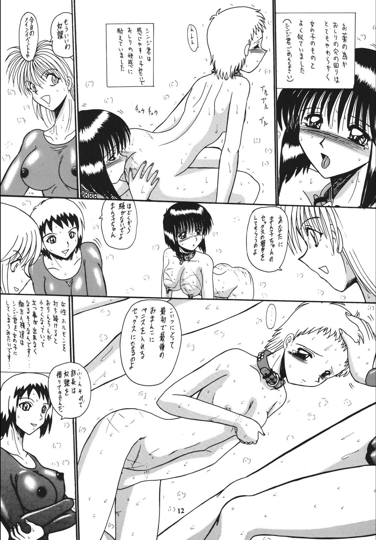 (C62) [MoonRevenge (Miyuma Subaru)] Mazo Dorei Maki Nyotaika Shounen Hen page 11 full