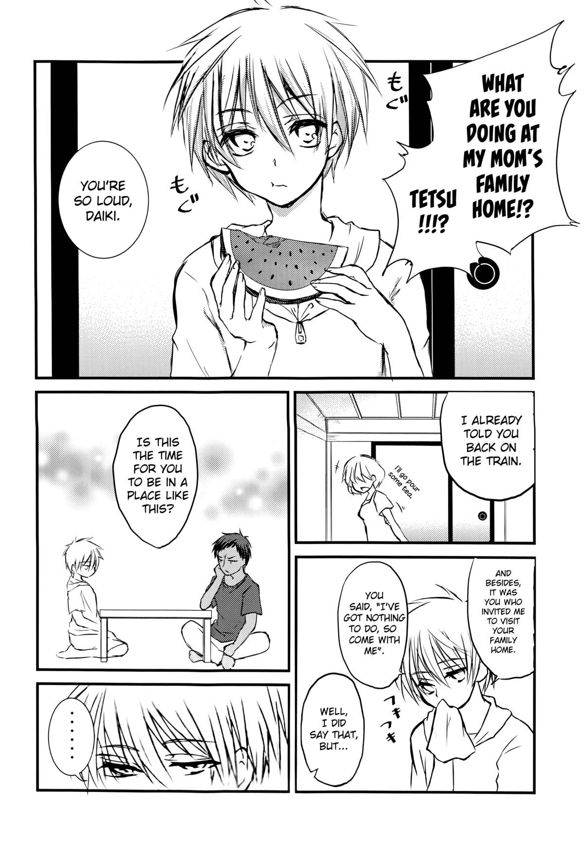 (C86) [Lamipas (Migiwa)] Kinou no Kare to Ashita no Kanojo (Kuroko no Basuke) [English] [biribiri] page 4 full