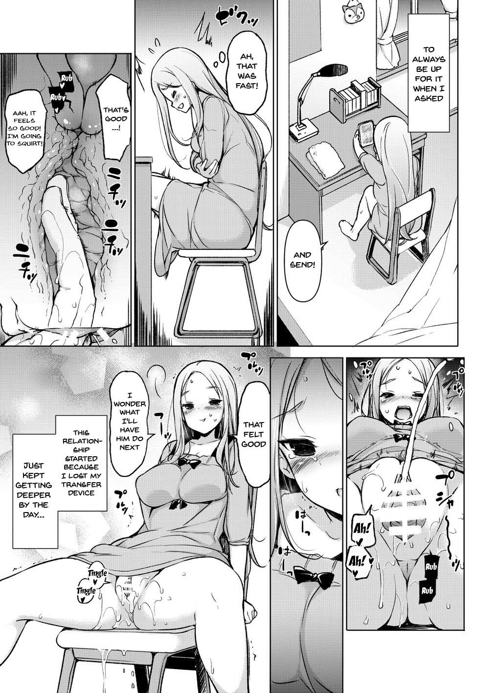 [Massaratou (Motomushi)] ~Seiki Tensou~ Hanareta Tokoro kara Yarimakuri!? | ~Genital Transfer~ We Can Do It From Far Away!? [English] {Doujins.com} page 44 full