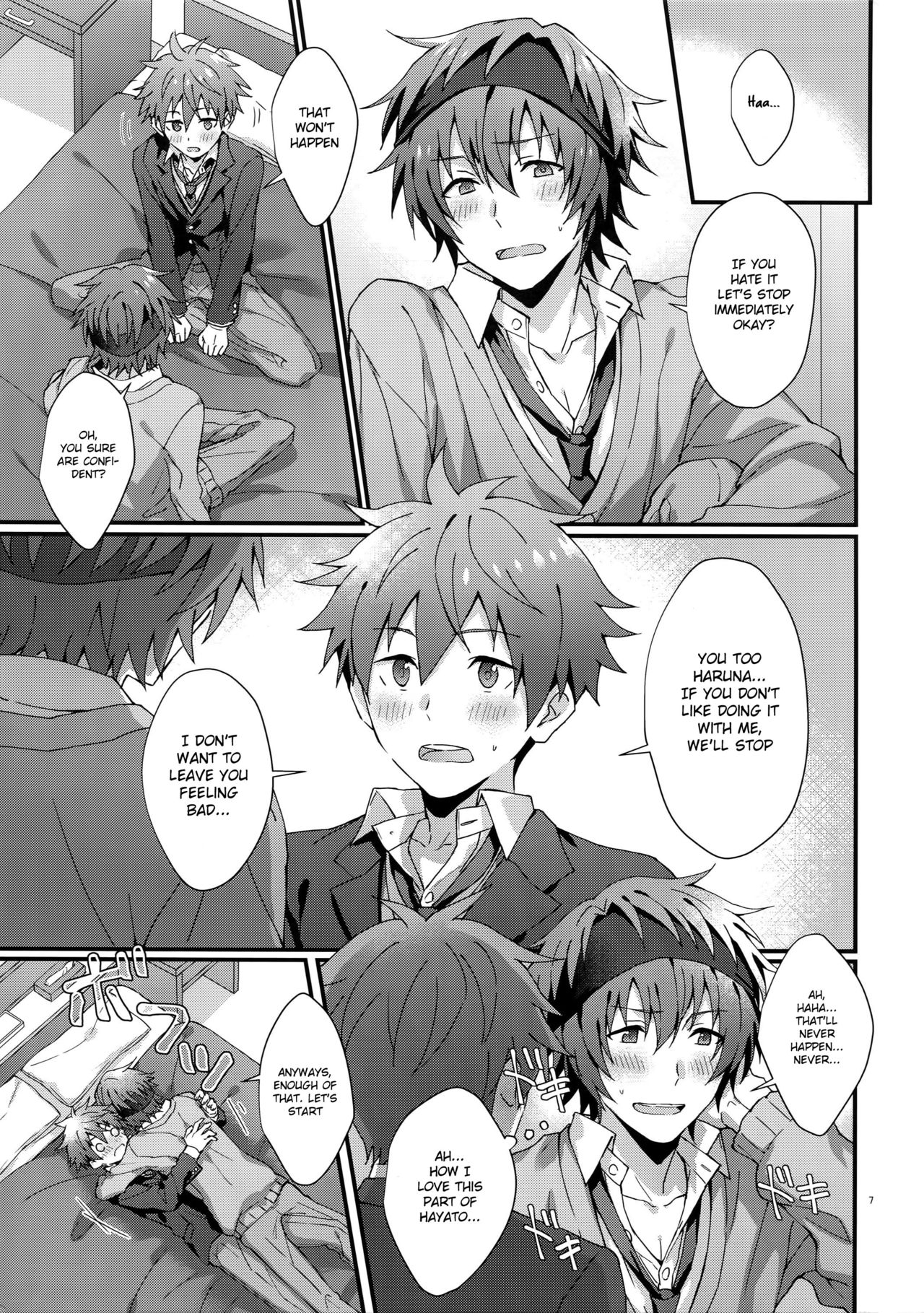 (SUPER MIRACLE FESTIV@L!! 2018) [Rofu Pukaj (Nesou)] Unexpected! Virgin Graduation (THE IDOLM@STER SideM) [English] [Anzu] page 6 full