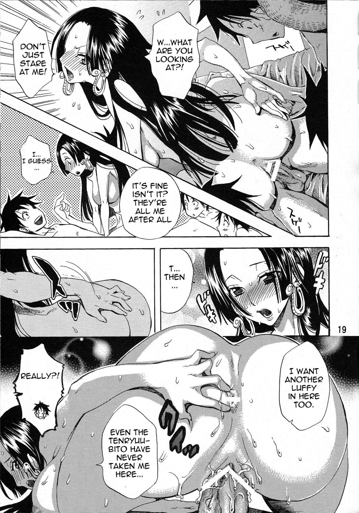 [Kurione-sha (YU-RI)] Yokujou Rensa ~Hebihime ver.~ | Sexual Desire Cascade ~Snake Empress ver.~ (One Piece) [English] {doujin-moe.us} page 18 full