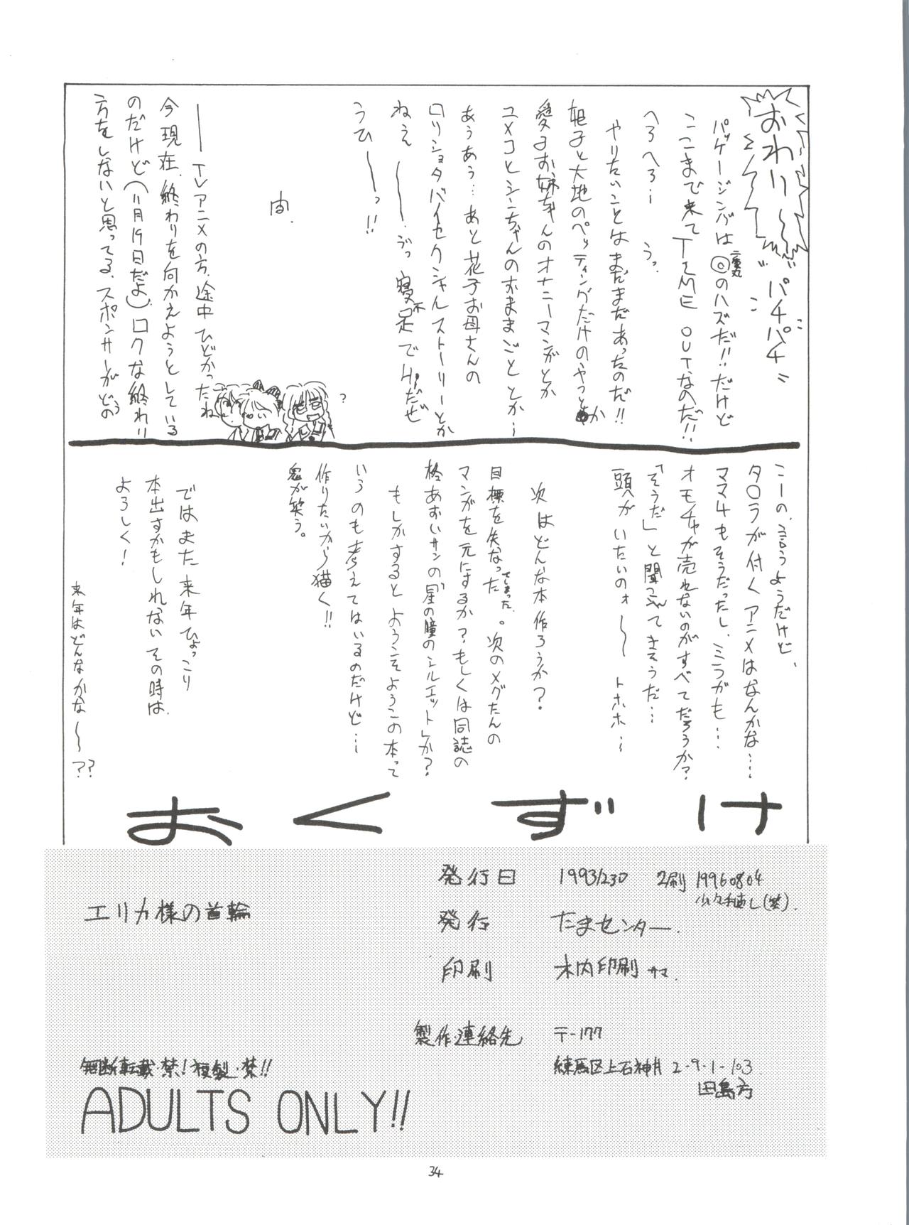 [Tama Center (Tama Noboru)] Erika-sama no Kubiwa (Hime-chan's Ribbon) page 34 full