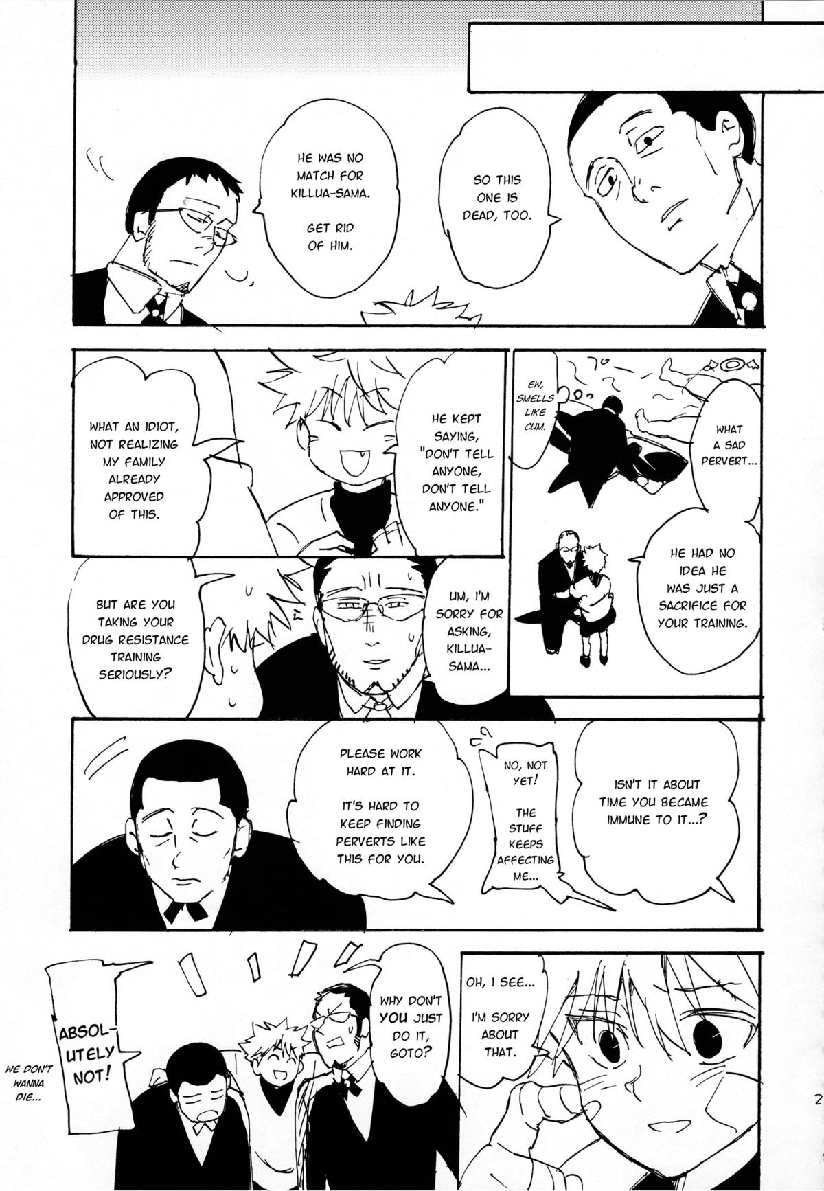 (C87) [Watagashi Maker, Naikai (Tomiko, Emilio)] Shounen Dokubutsu | Boy Poison (Hunter x Hunter) [English] [HXH-Doujinshilivejournal] page 22 full