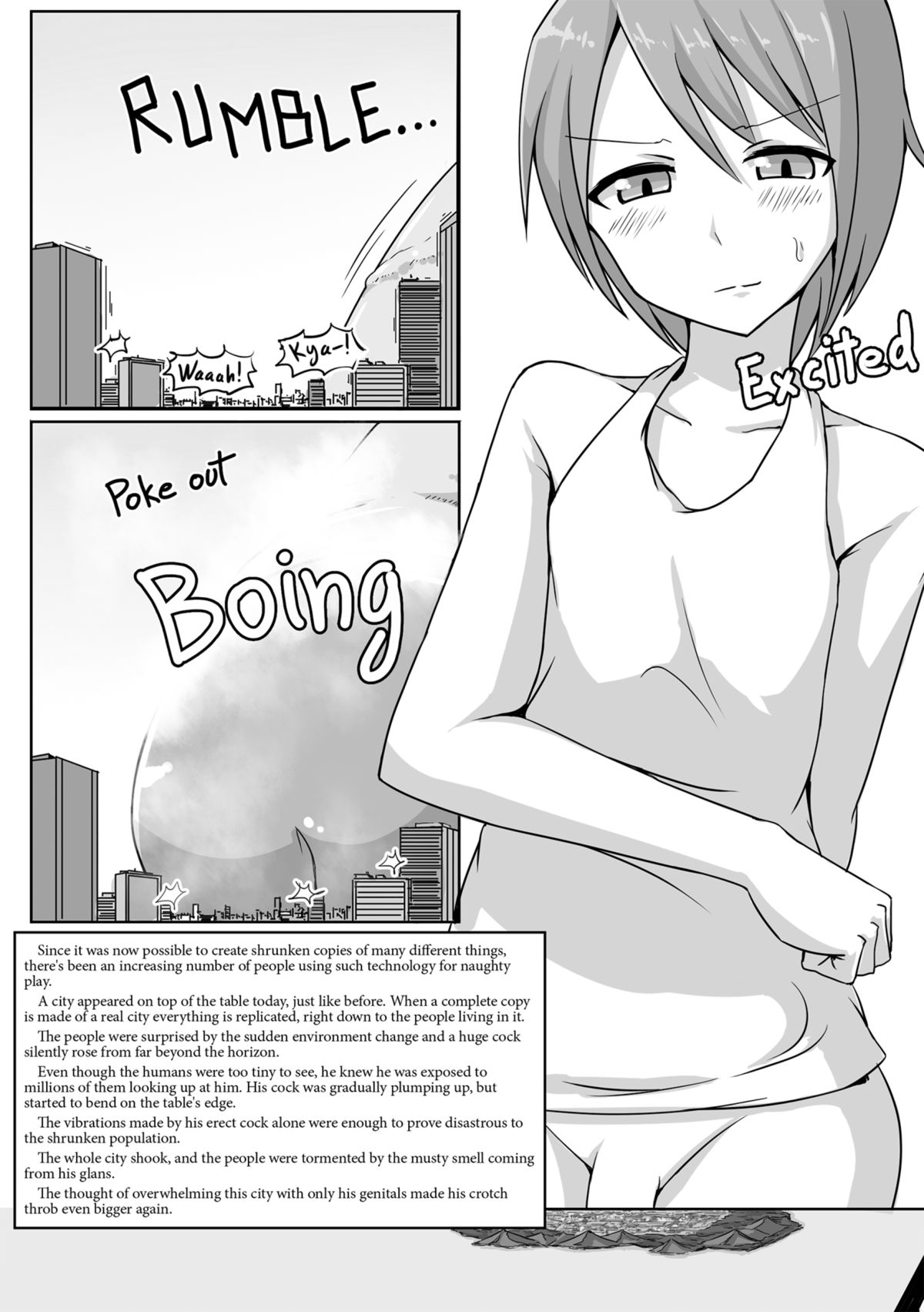 [Ochikonium (Terada Ochiko)] Chou Kyodai Otokonoko Tsumeawase Hon | Compilation Book of SUPERMASSIVE Traps [English] [Digital] page 10 full