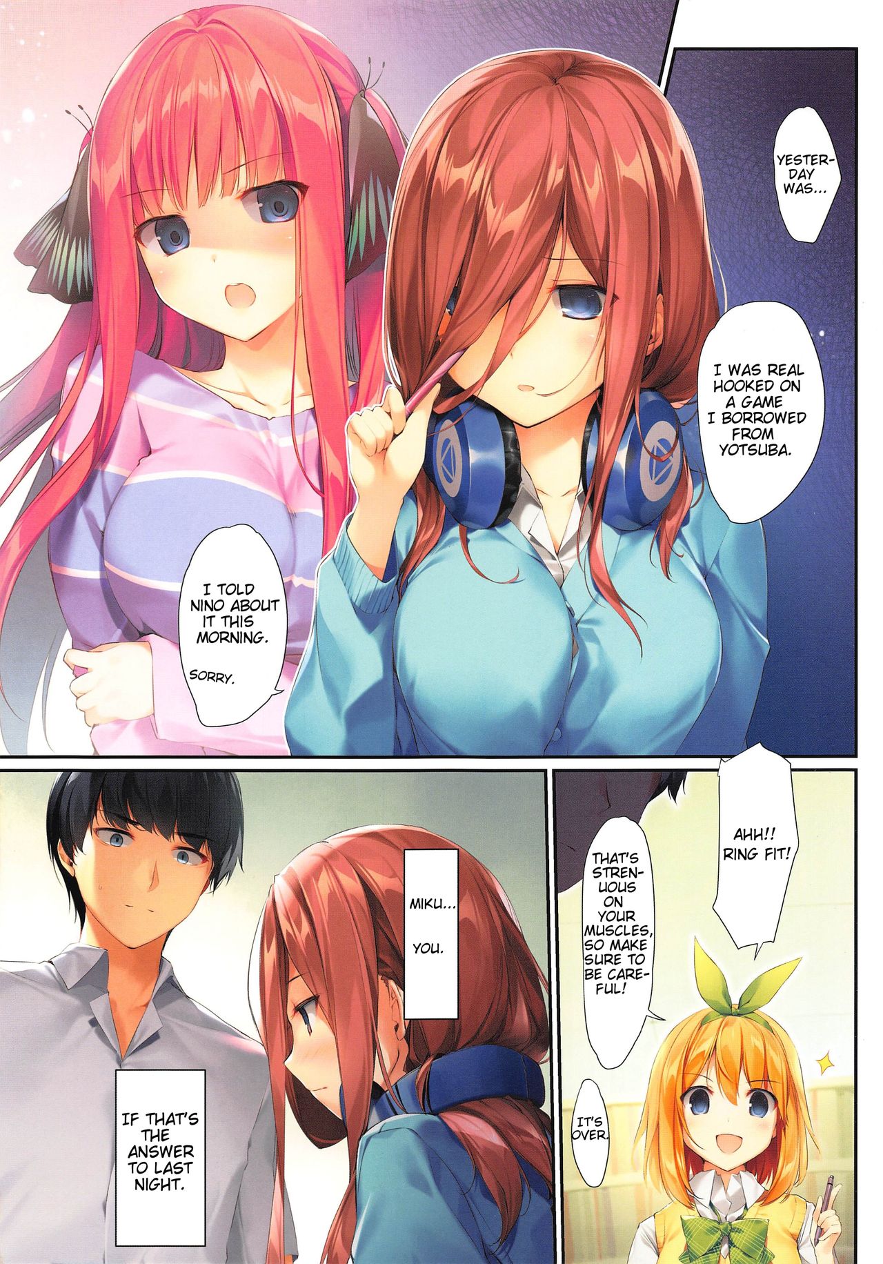 (CT35) [KAROMIX (karory)] Miku ga Kisei Jijitsu o Tsukuru Hon | A Book that Makes Miku a Pre-Established Fact (Gotoubun no Hanayome) [English] [sou] page 16 full