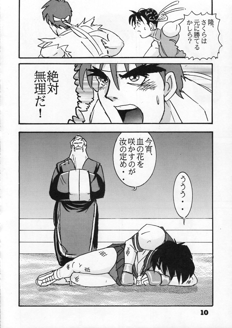 (C54) [Raijinkai (Harukigenia)] Moeyo Sakura (Street Fighter) page 10 full