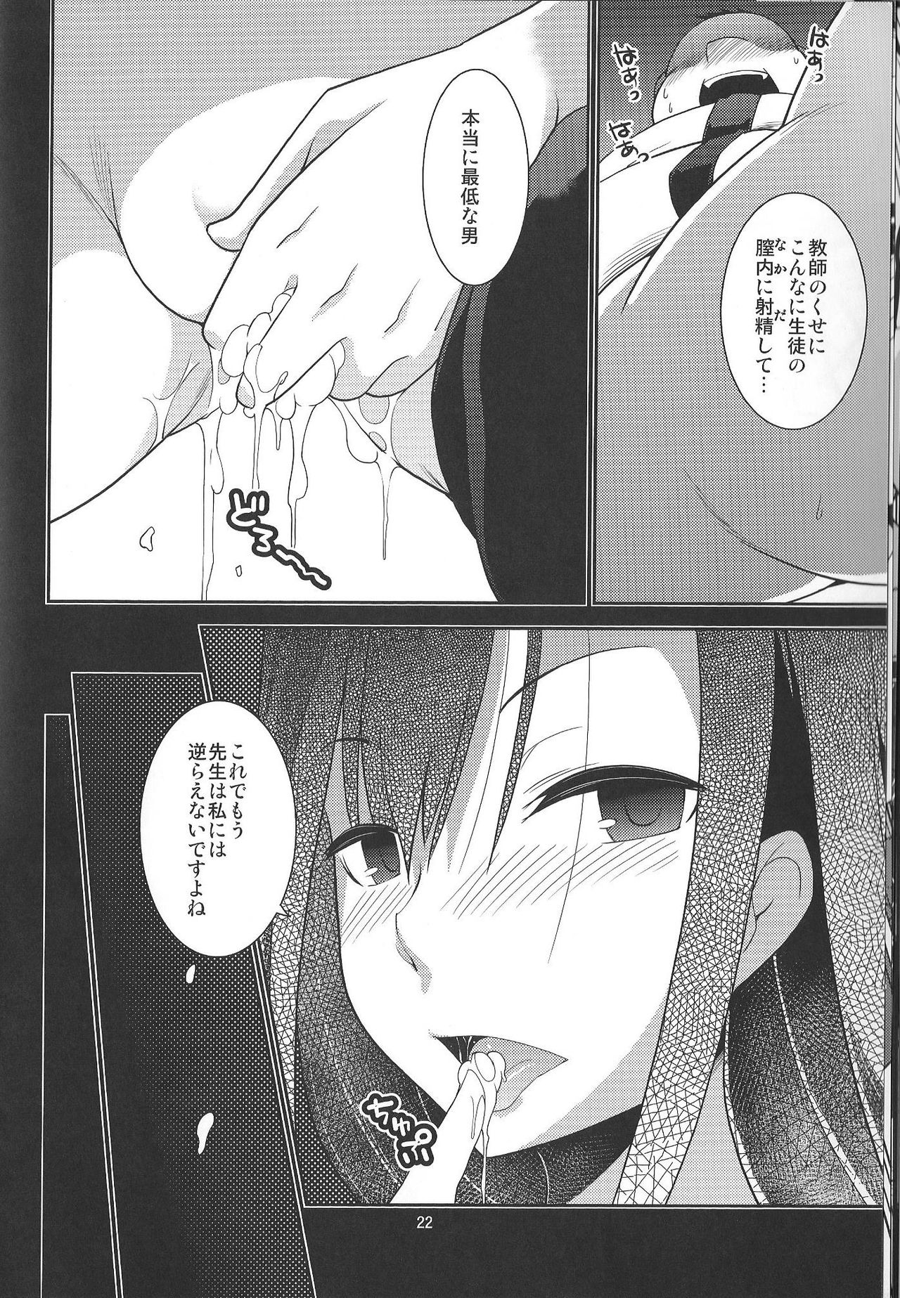 (C90) [MINAMOON (Minazuki Futago)] Ibitsunafutari ~ Arinomama ni Wagamama ni Watashi wa Anata dake o Kizutsuketai ~ page 23 full