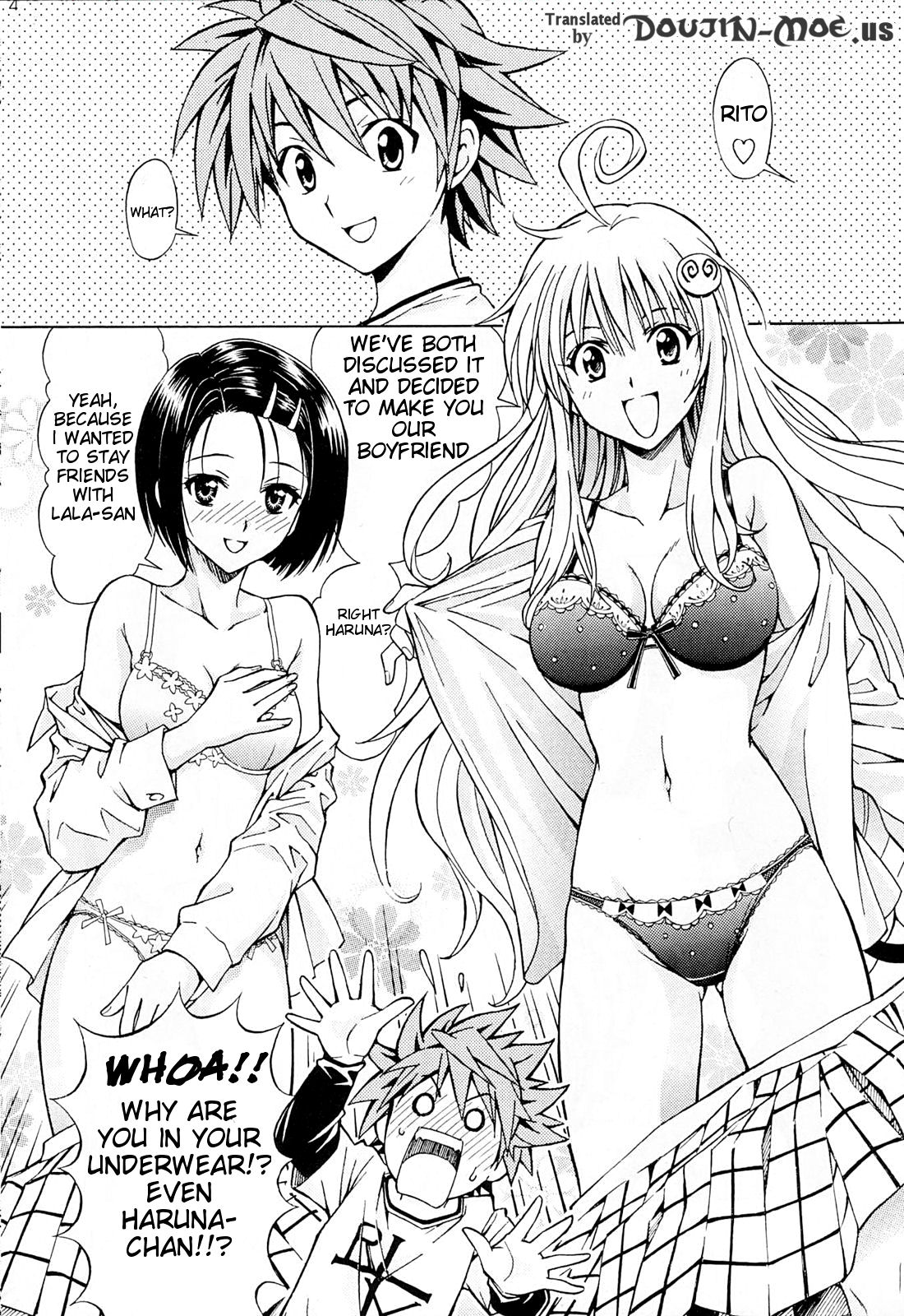 (SC42) [Shimekiri Sanpunmae (Tukimi Daifuku)] Rito Love Ru (To LOVE-Ru​) [English] {doujin-moe.us} page 3 full