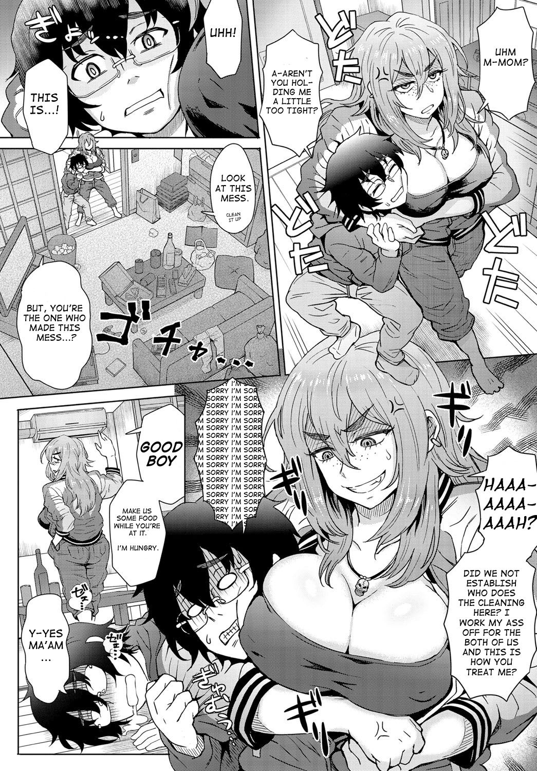 [Itou Eight] Motoyan Onna to Shatei Otoko (COMIC Anthurium 2016-05) [English] [Rewrite] page 2 full