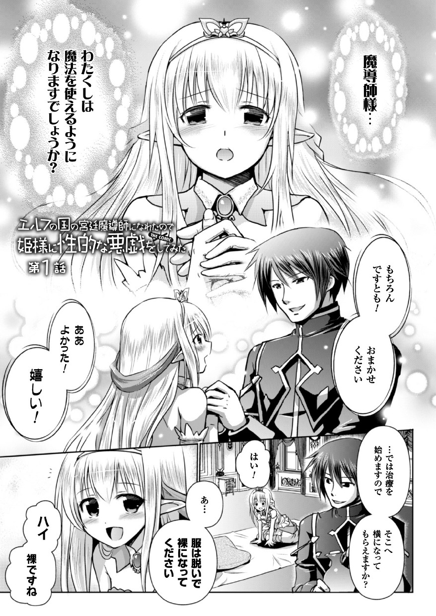 [Tokimal Yoshihisa, Isogai Taketsura] Elf no Kuni no Kyuutei Madoushi ni Nareta no de Hime-sama ni Seiteki na Itazura o Shite Mita THE COMIC [Digital] page 5 full