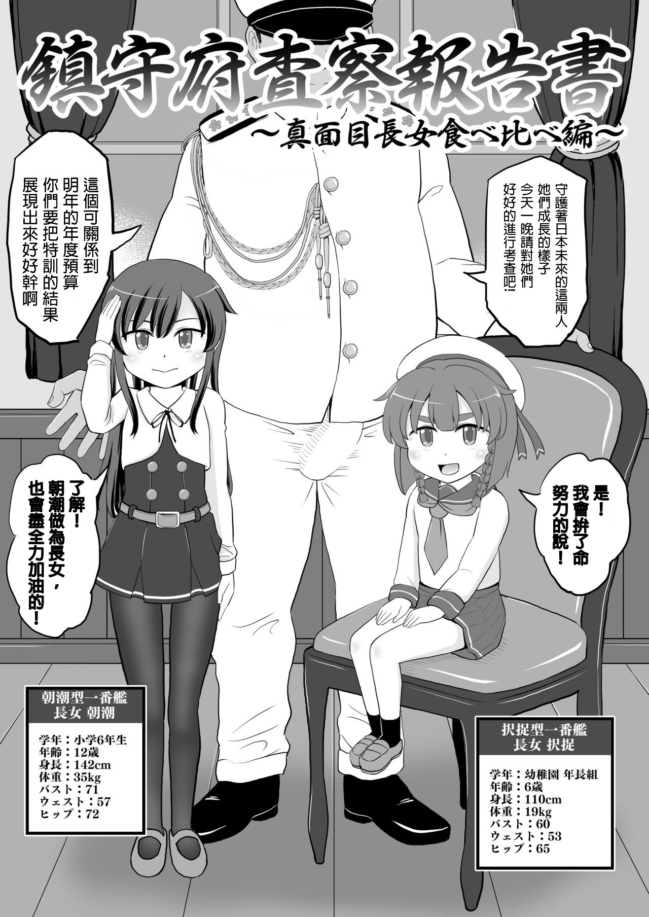 [botibotiikoka (takku)] Chinjufu Sasatsu Houkokusho ~Majime Chojou Tabe Kurabe Hen~ (Kantai Collection -KanColle- [Chinese] [甲爆神漢化組]) [Digital] page 2 full