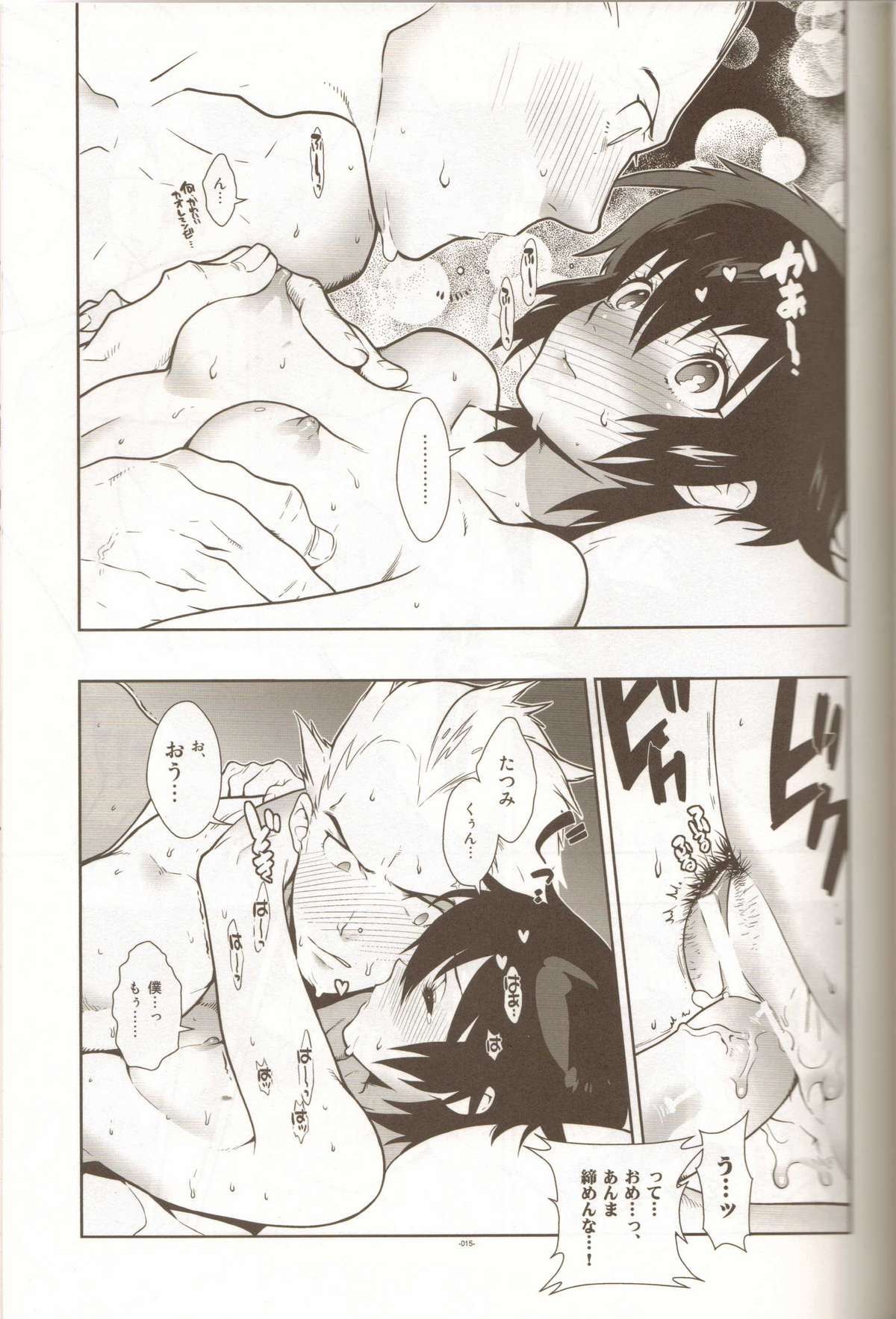 (C77) [Article 60 of Criminal Code (Shuhan)] LEVEL:1. (Persona 4, Dragon Quest III) page 14 full