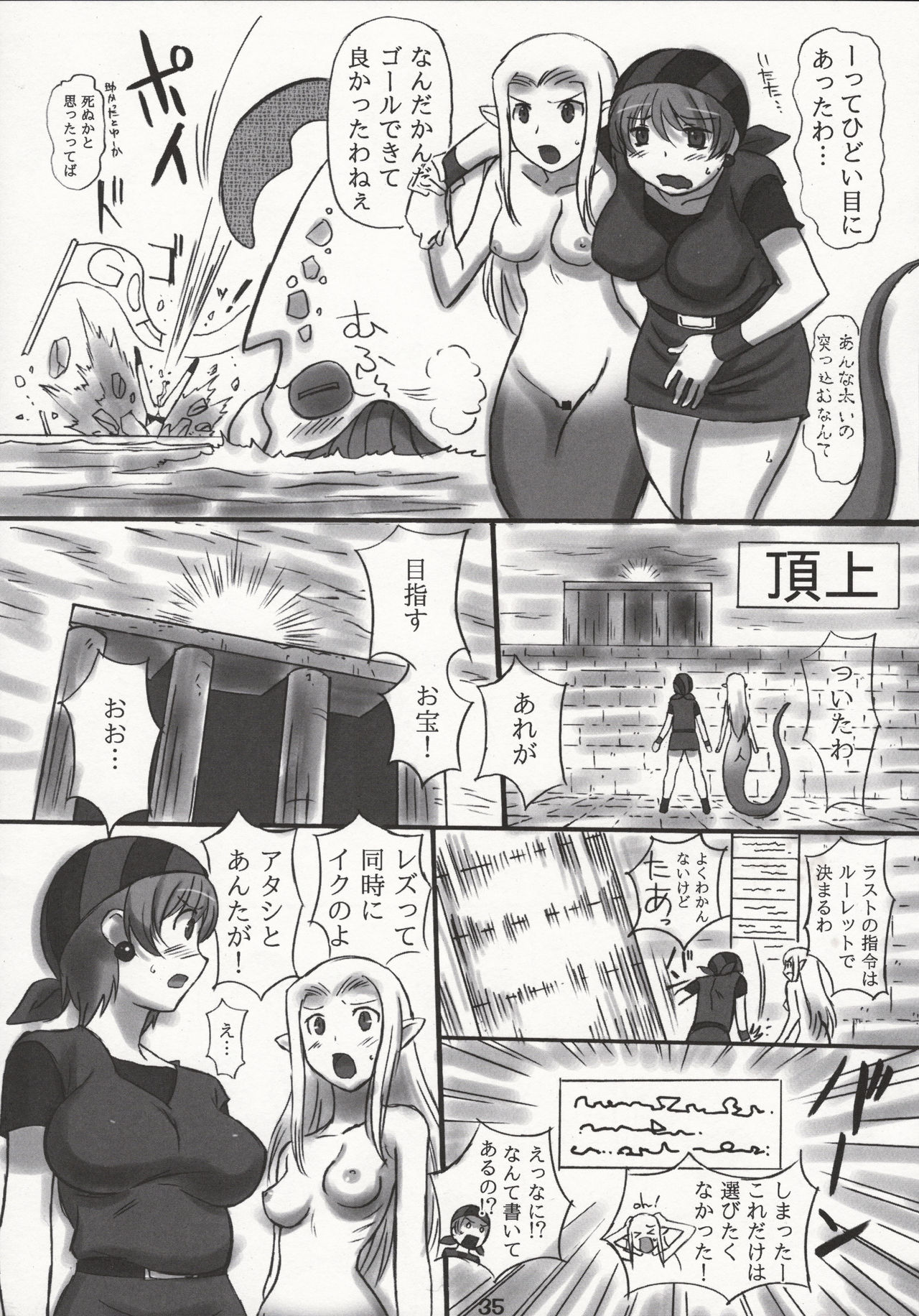 (C87) [Dark RoseEX-S (Hirooki)] JOB STAR 16 Thief Hen (Final Fantasy V) page 34 full