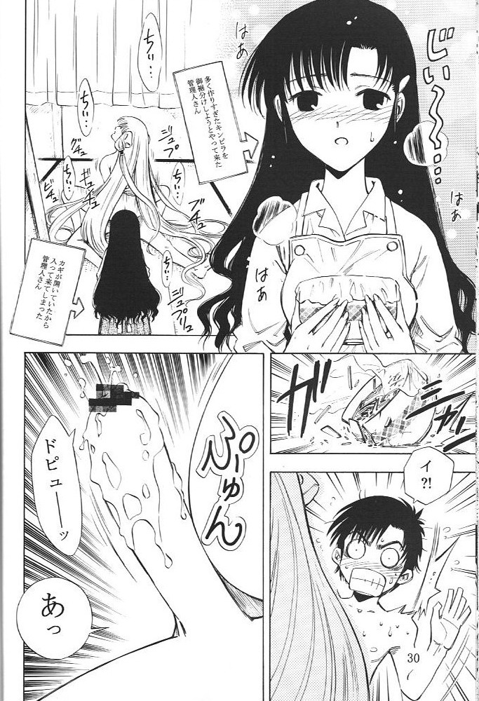[team IBM (Onikubo Hirohisa, PURUpyon Saitou)] Nushen Chuangkan (Ah ! my Goddess , Chobits) page 27 full