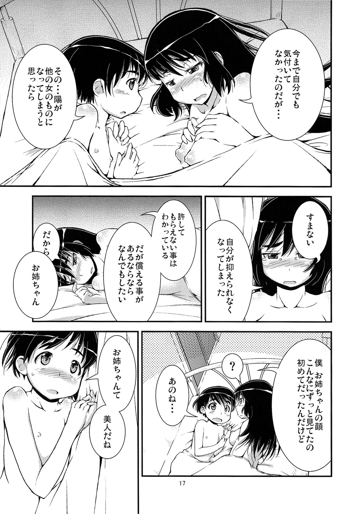 (C86) [Cambropachycope (Soso-Zagri)] Otouto to Heya de Nani Siyou? page 17 full
