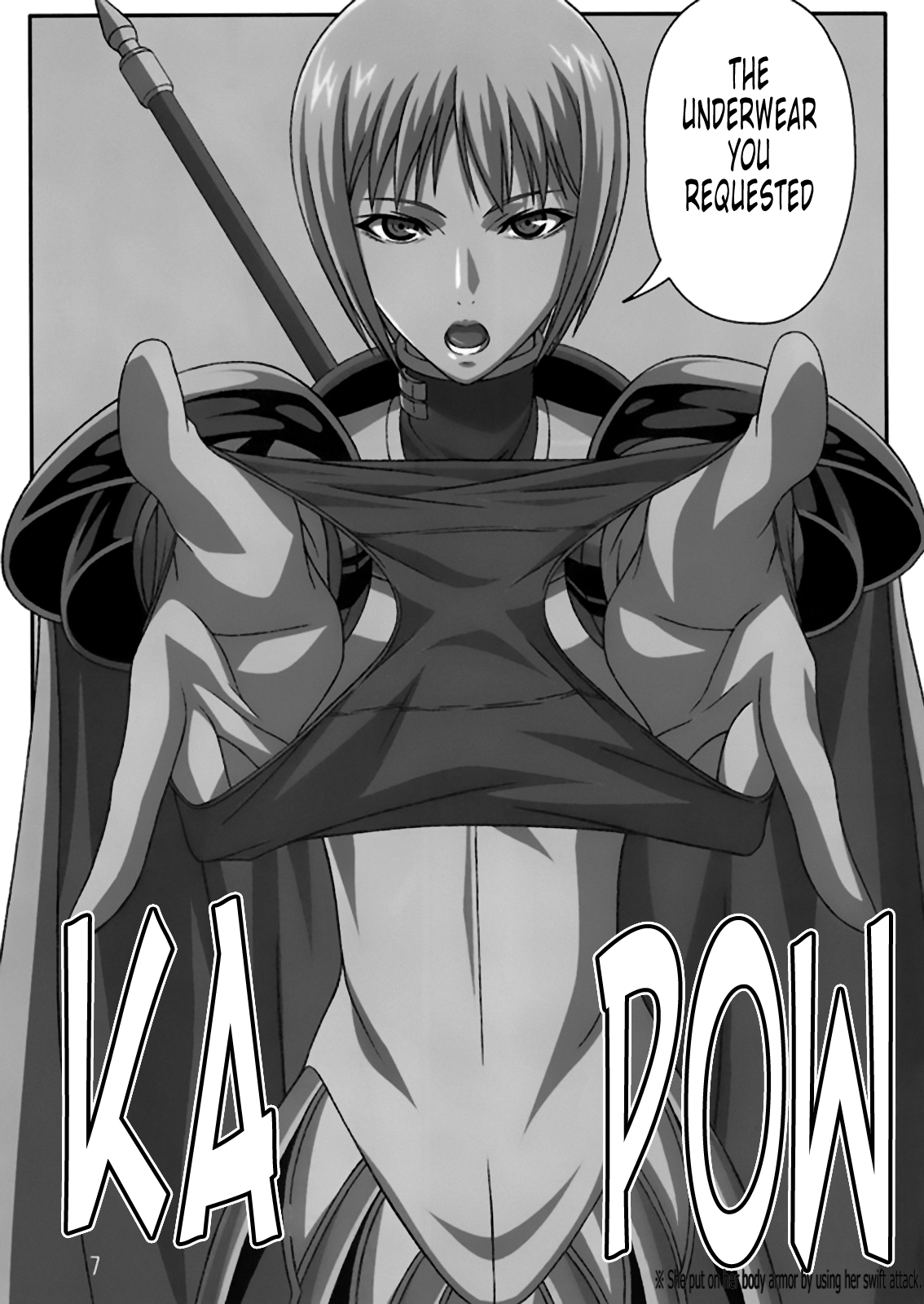 (C72) [Lost Rarities (Takapiko)] Industrial (Claymore) [English] [Tonigobe] page 6 full