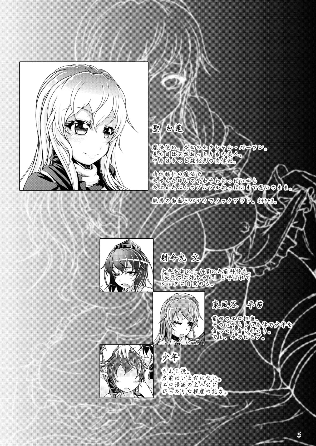 [Juggernaut (JYUN)] Ikasete! Hijiri Byakuren ~Bonnou Kaihou~ (Touhou Project) [Digital] page 5 full
