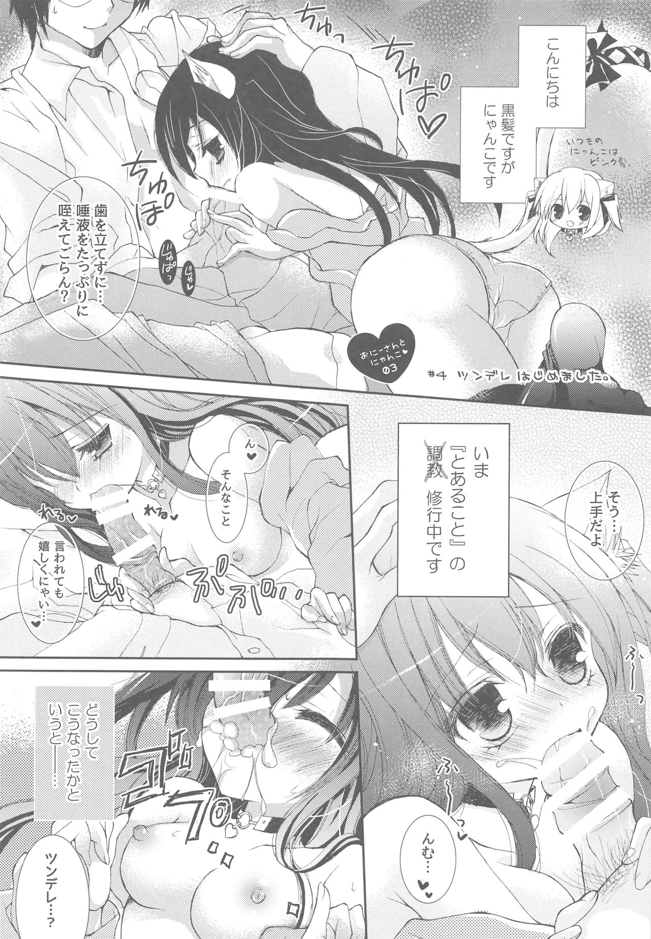 (COMIC1☆13) [TWIN HEART (Kaduki Ryo)] Onii-san to Nyanko Soushuuhen page 56 full