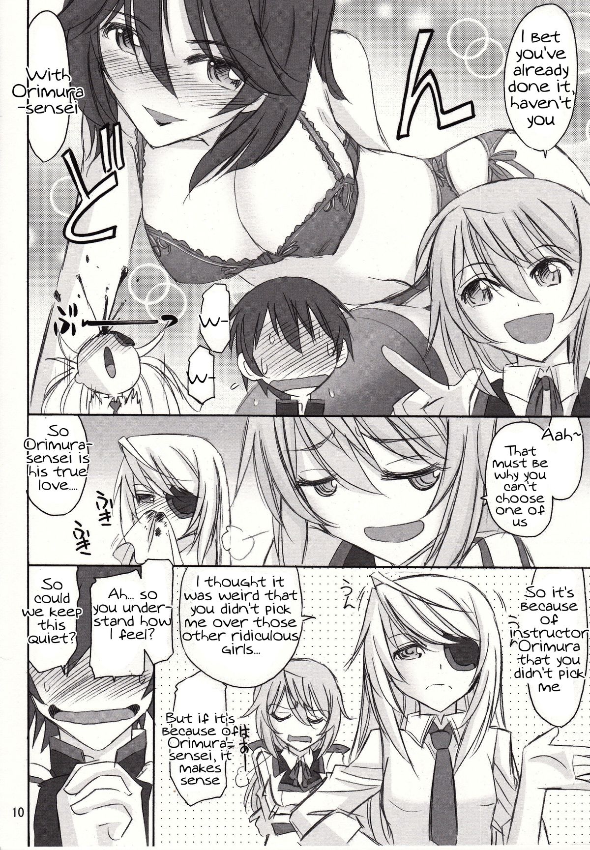 (C81) [EINSATZ GRUPPE {Charlie Nishinaka)] Black & White (IS <Infinite Stratos>) [English] [Tigoris Translates] page 11 full