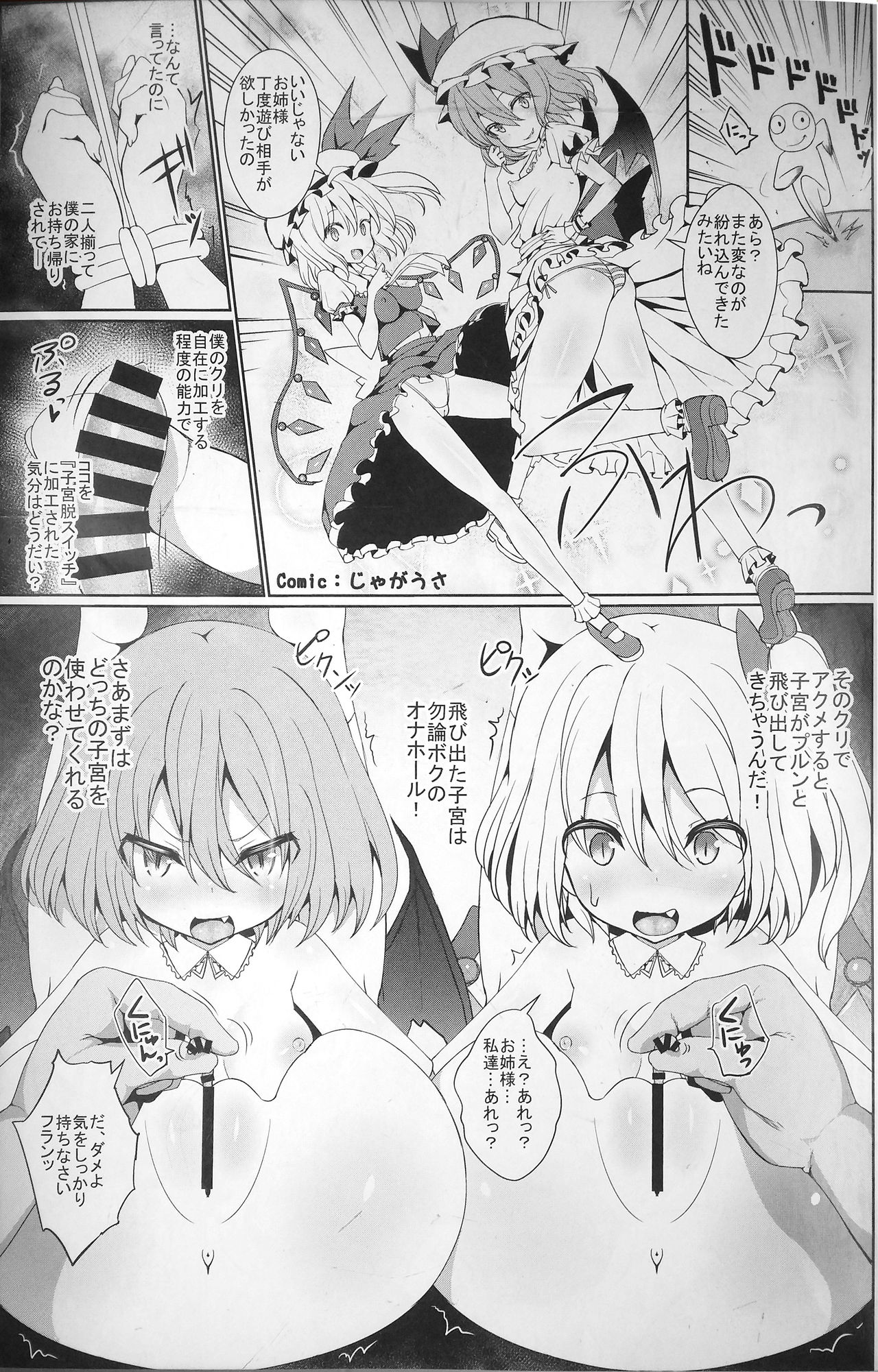 [Jagausa] Touhou Shikyuudatsu Goudoushi 2: Damee! Sono Dechatteru no wa Aka-chan no Oheya desu... Nama Onaho da nante Iwanaide... (Touhou Project) [Incomplete] page 2 full