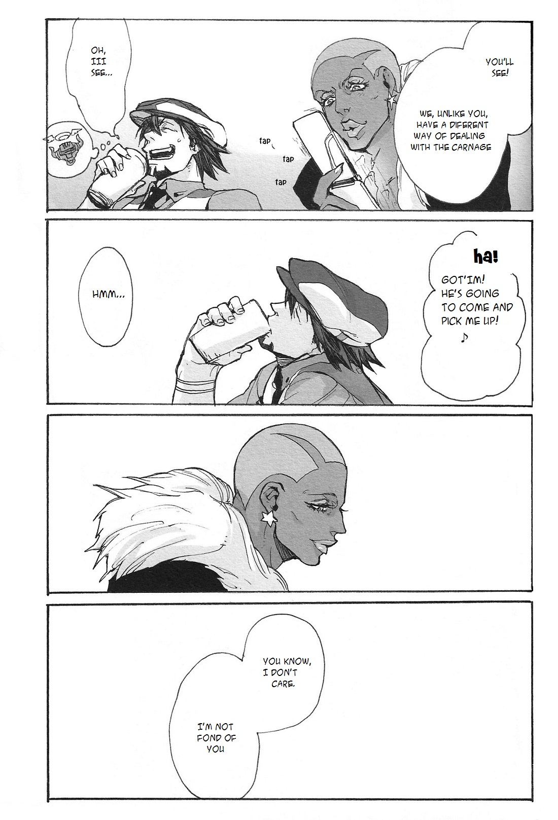 (C82) [UNKY (Unko Yoshida)] ONE HUNDRED SLAPPING (speechless) (Tiger & Bunny) [English] [Leon + Amyused] page 42 full