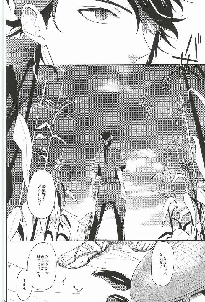 (C88) [Rabbit Foot (Mizusawa Sui)] IN THE DAWN (Touken Ranbu) page 9 full