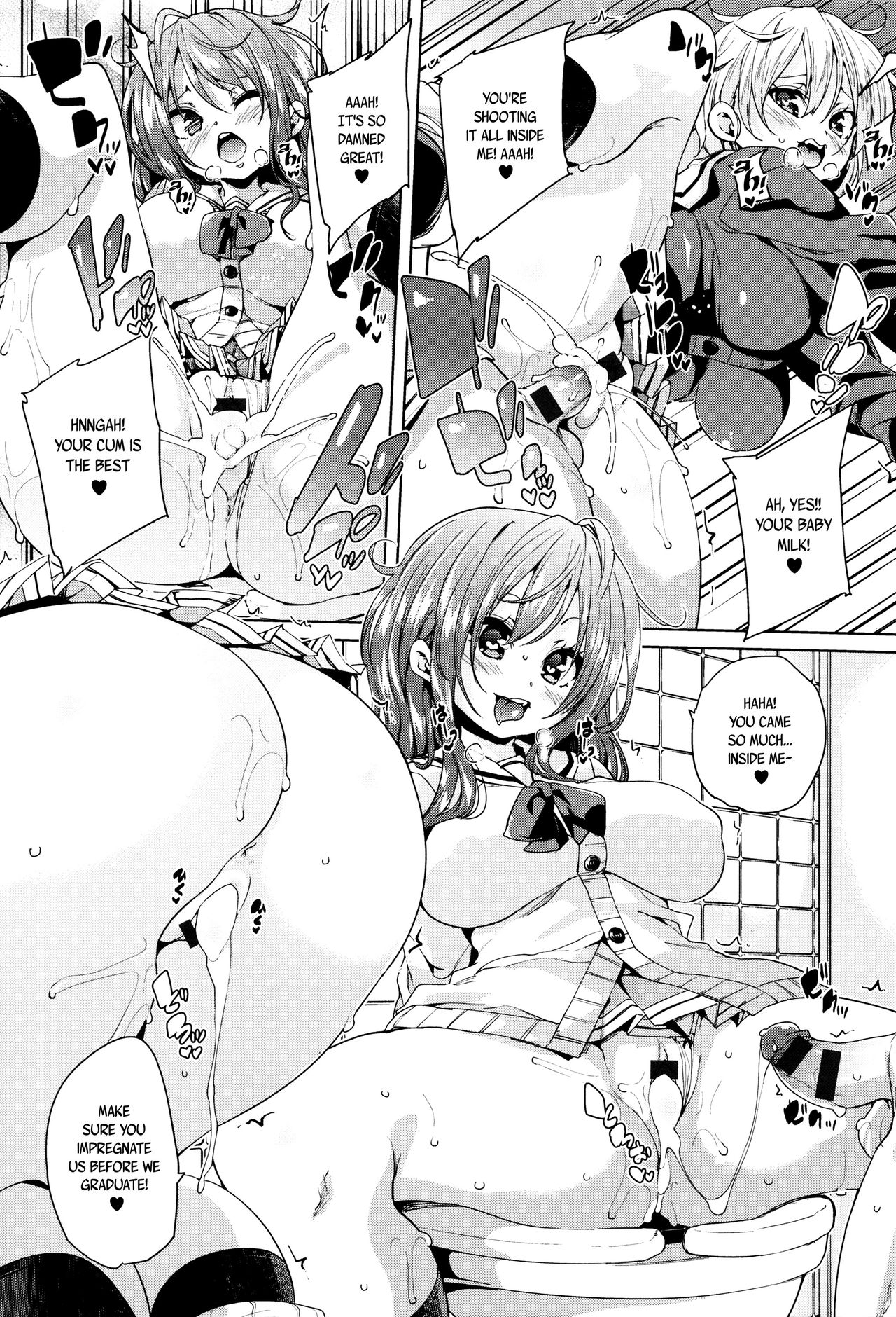 [Marui Maru] Fuwatoro ♥ Jusei Chuudoku! | Soft & Melty ♥ Impregnation Addiction! Ch. 1-6 [English] [Brolen+B.E.C. Scans] page 46 full