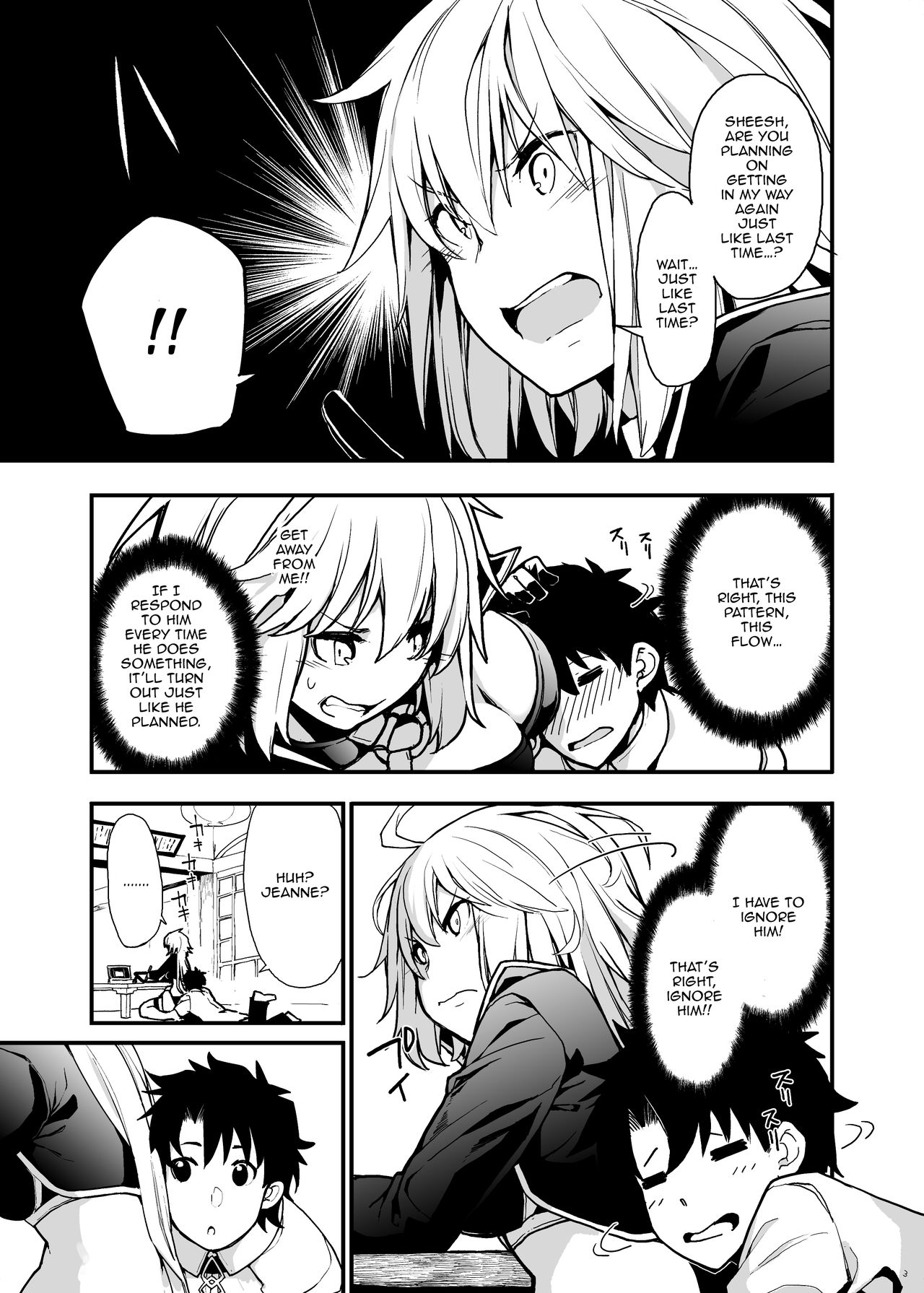 [IRON GRIMOIRE (SAKULA)] Kuroneko ga Nyan to Naku. 3 | The Black Cat Cries Nya 3 (Fate/Grand Order) [English] {Doujins.com} [Digital] page 4 full