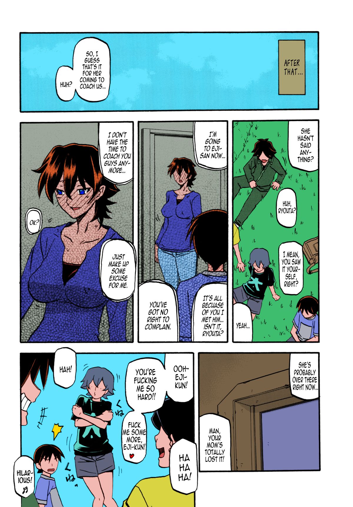 (C84) [Sankaku Apron (Sanbun Kyoden, Umu Rahi)] Akebi no Mi - Yuuko [English] [B.E.C. Scans] [Colorized] page 20 full