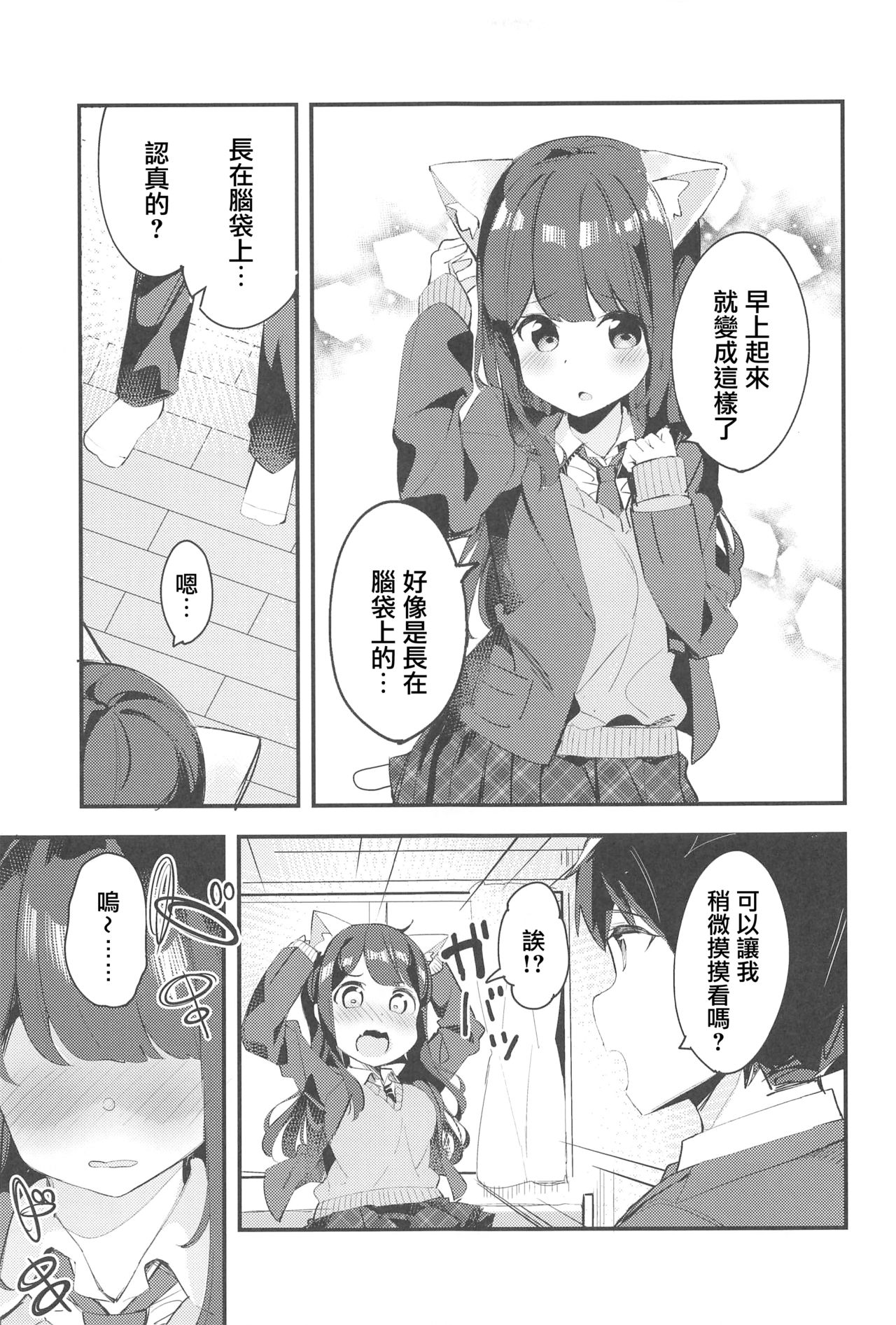 (C95) [Chikuwa no Wakka (Chikuwa.)] Imouto ga Neko ni Natteimashita. [Chinese] [黑暗月光石] page 6 full