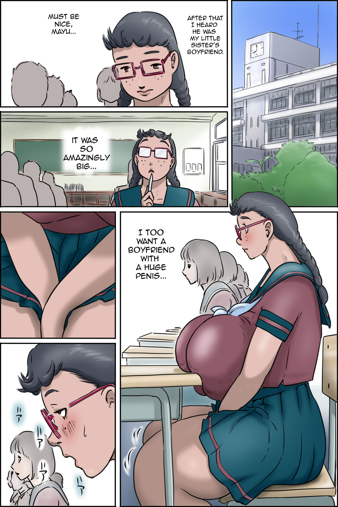 [Zenmai Kourogi] Imouto ni wa Makerarenai -Razoku Kazoku Choujo Hen- | I Won't Lose to my Little Sister -Naked Family Elder Daughter- [English] [Amoskandy] page 5 full