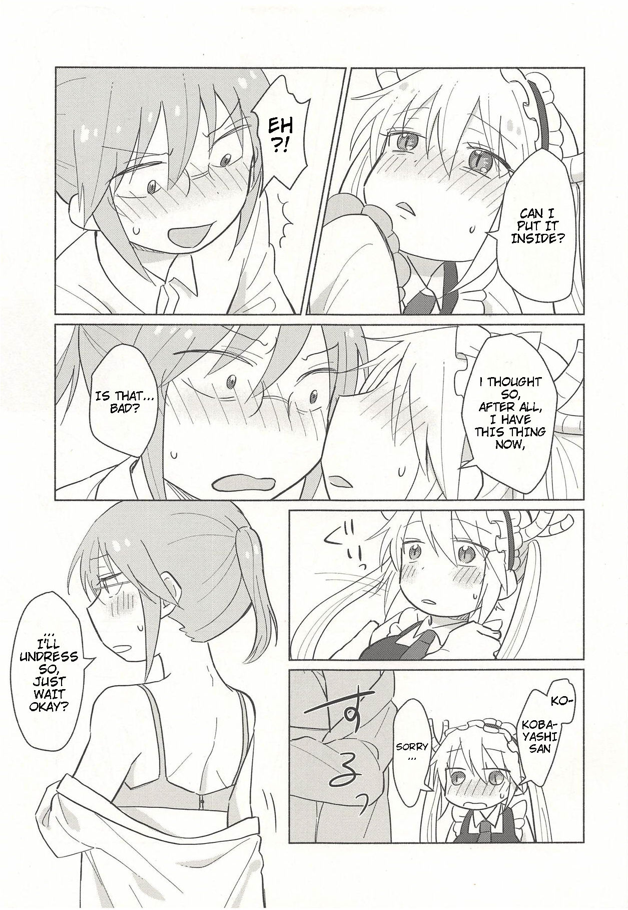 (CT32) [Usabarashi (Usako)] Tohru-san mo Haemashita (Kobayashi-san-chi no Maid Dragon) [English] page 9 full