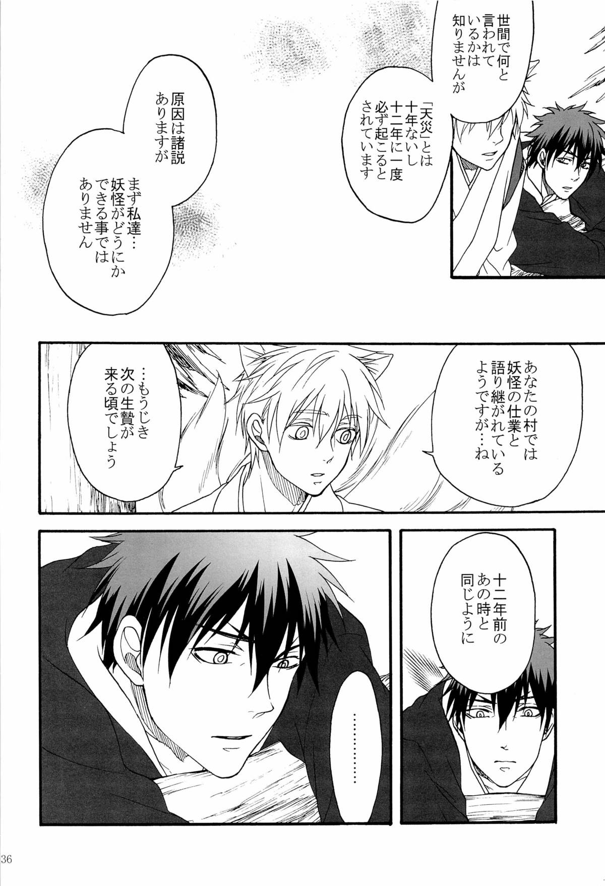 [Otomezaryuseigun (Mika)] Tengu to Kumotsu (Kuroko no Basuke) page 36 full