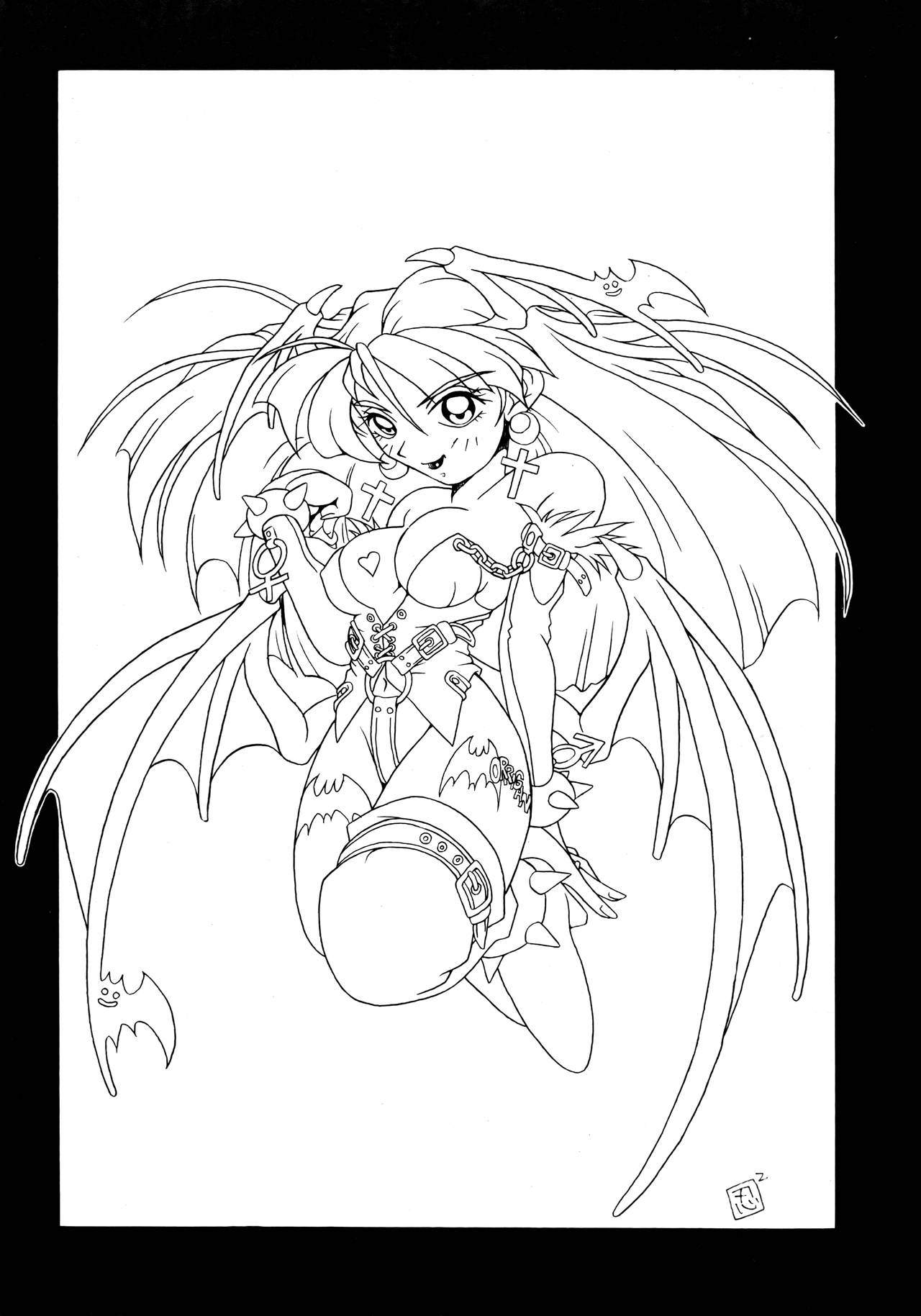 [KENIX (Ninnin!, Wan-Pyo)] Enma Kourin vol.1 (Darkstalkers) page 43 full