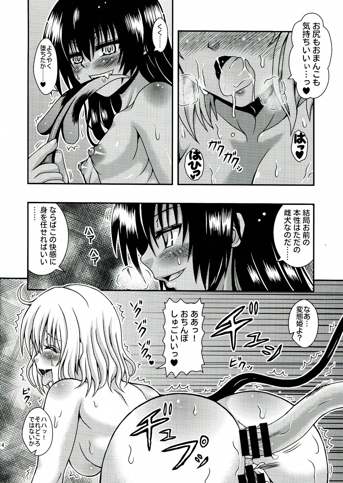 [E-10 Field (Etosei)] NEMEMOMO (To LOVE-Ru) page 14 full