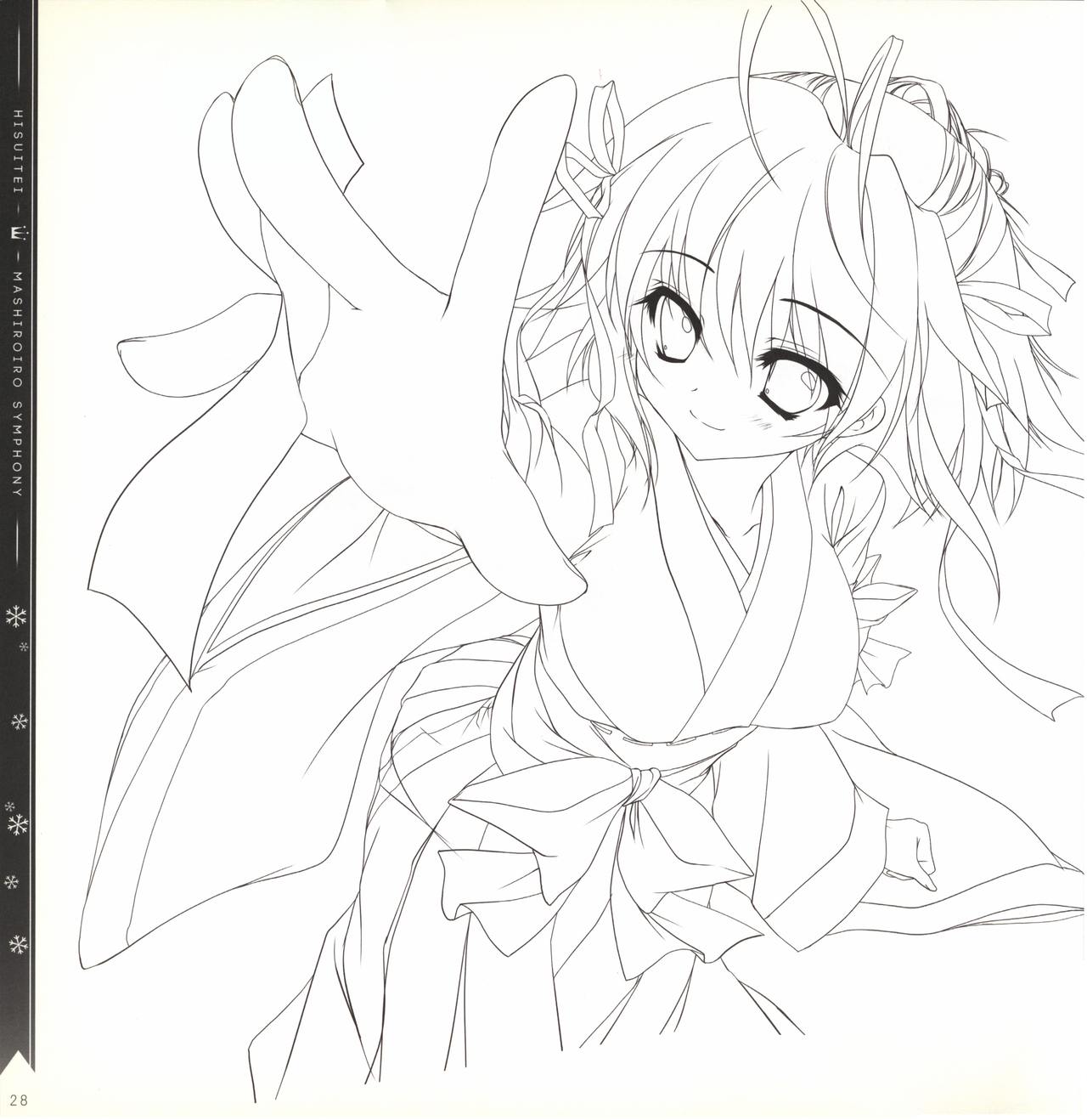 Mashiro-Iro Symphony illustration art book page 28 full