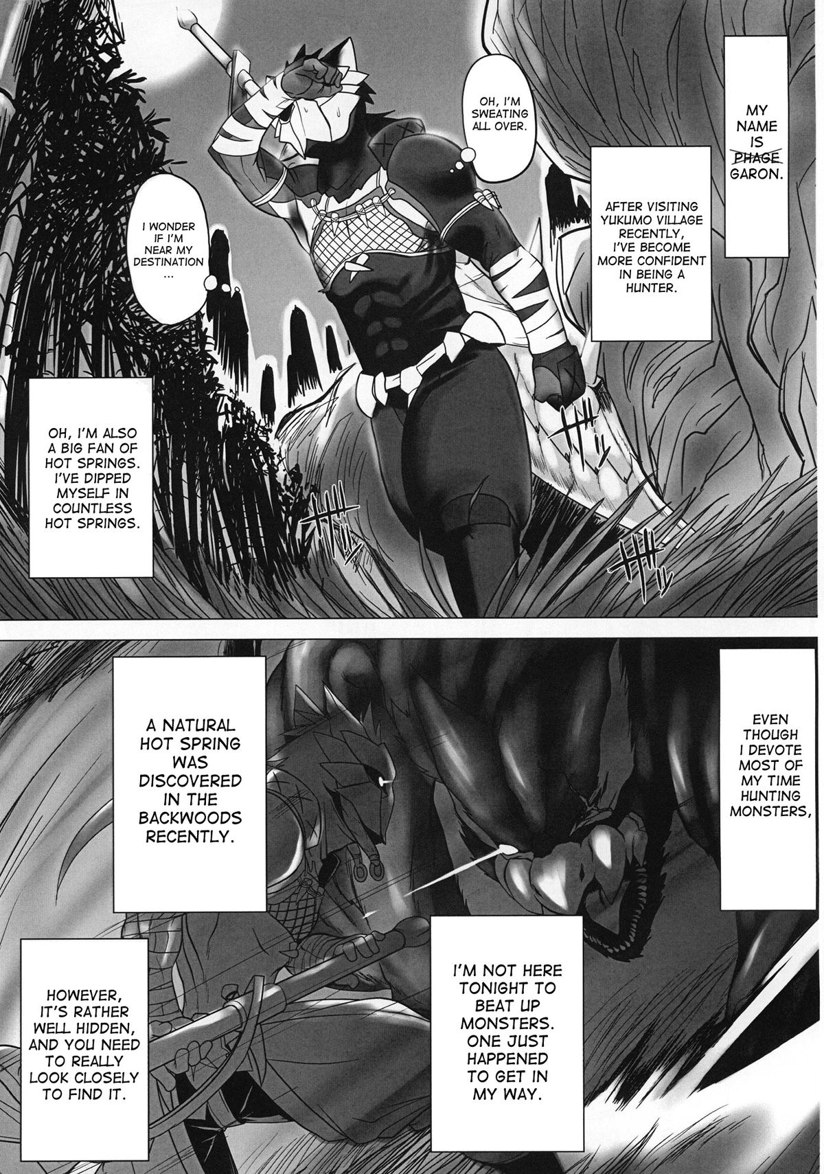 [Mahjong Yugen Co. Ltd 58 (Tabigarasu)] Monhan P3 Hon Hitou Konyoku Dosu Mellon Ban (Monster Hunter) [English] [desudesu] page 7 full